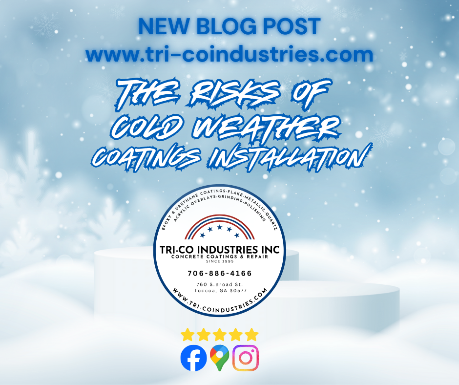 The Risks of Cold Weather Epoxy &amp; Polyaspartic Installation