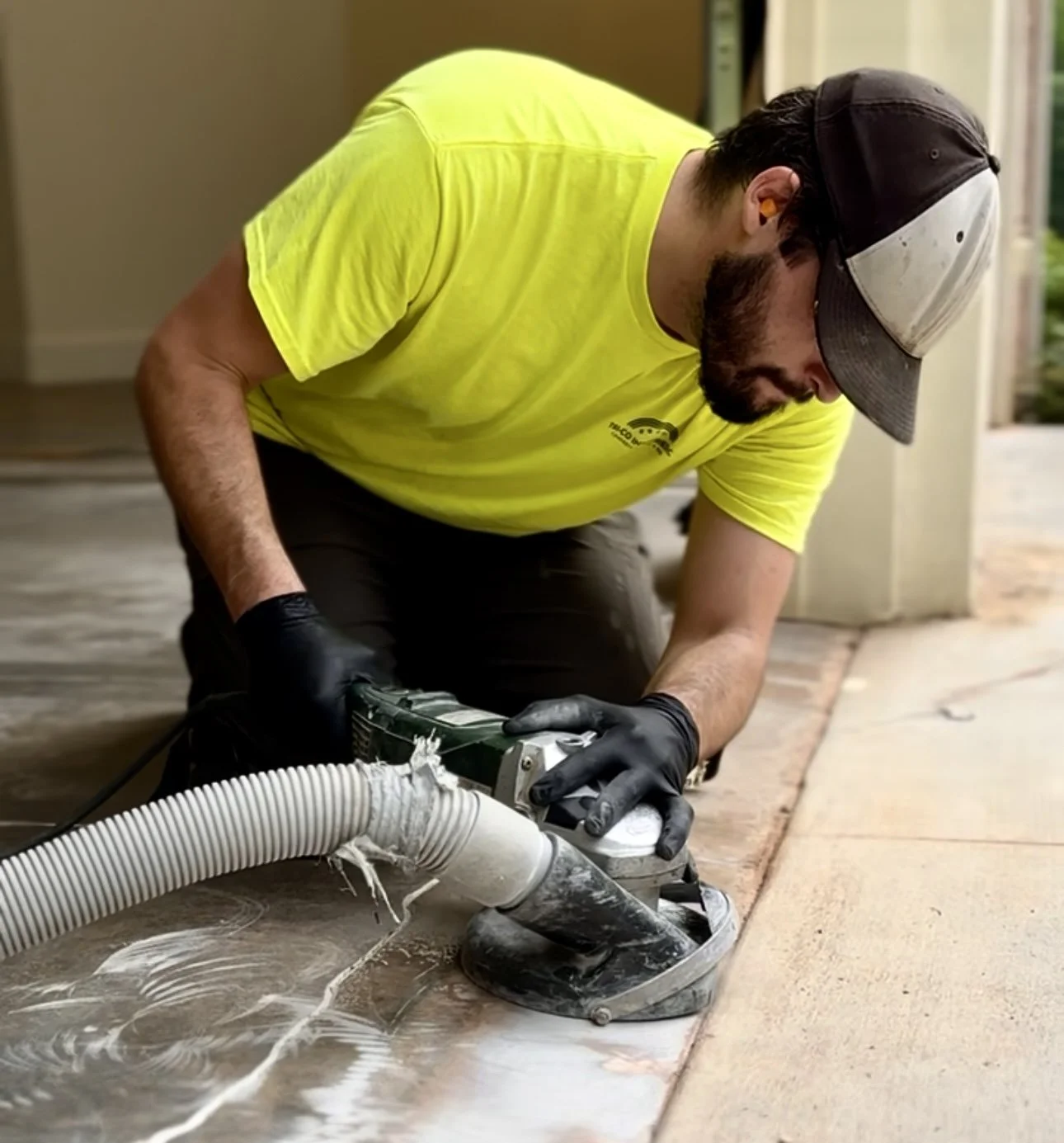 Concrete grinding and surface prep in Toccoa, Georgia
