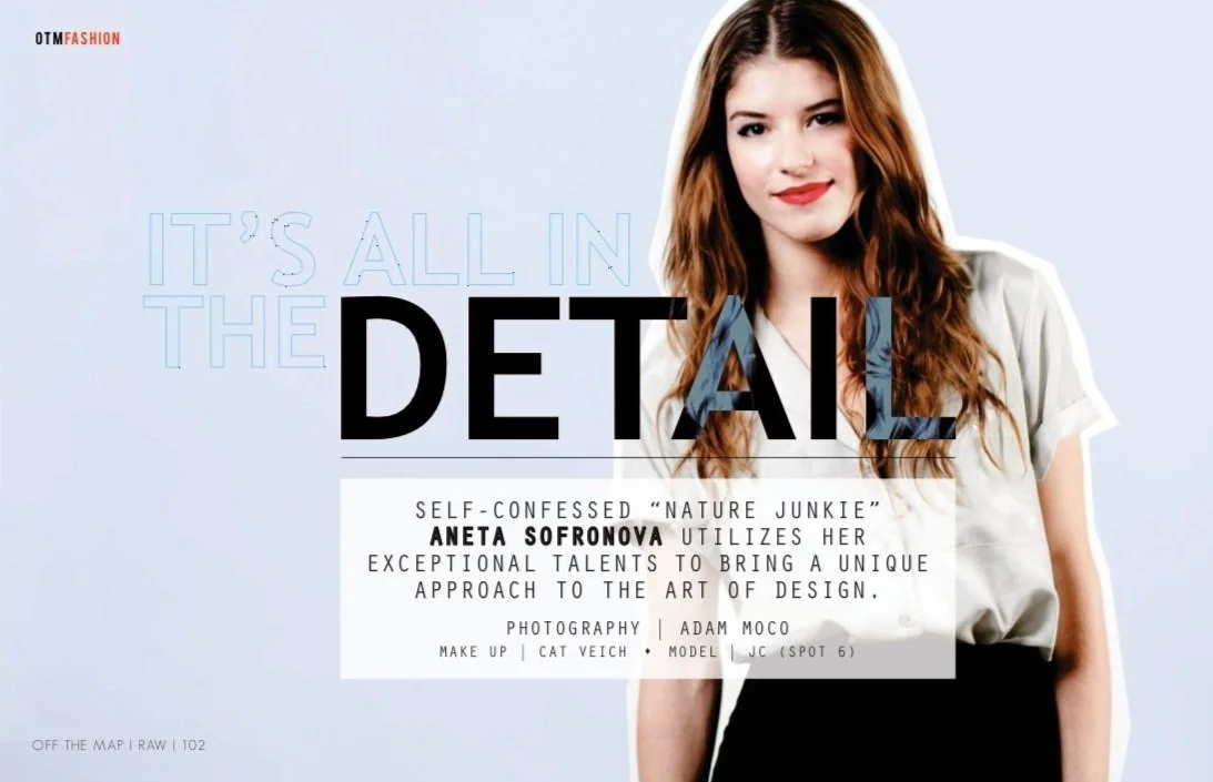 aneta sofronova toronto interview designer sustainable menswear fashion