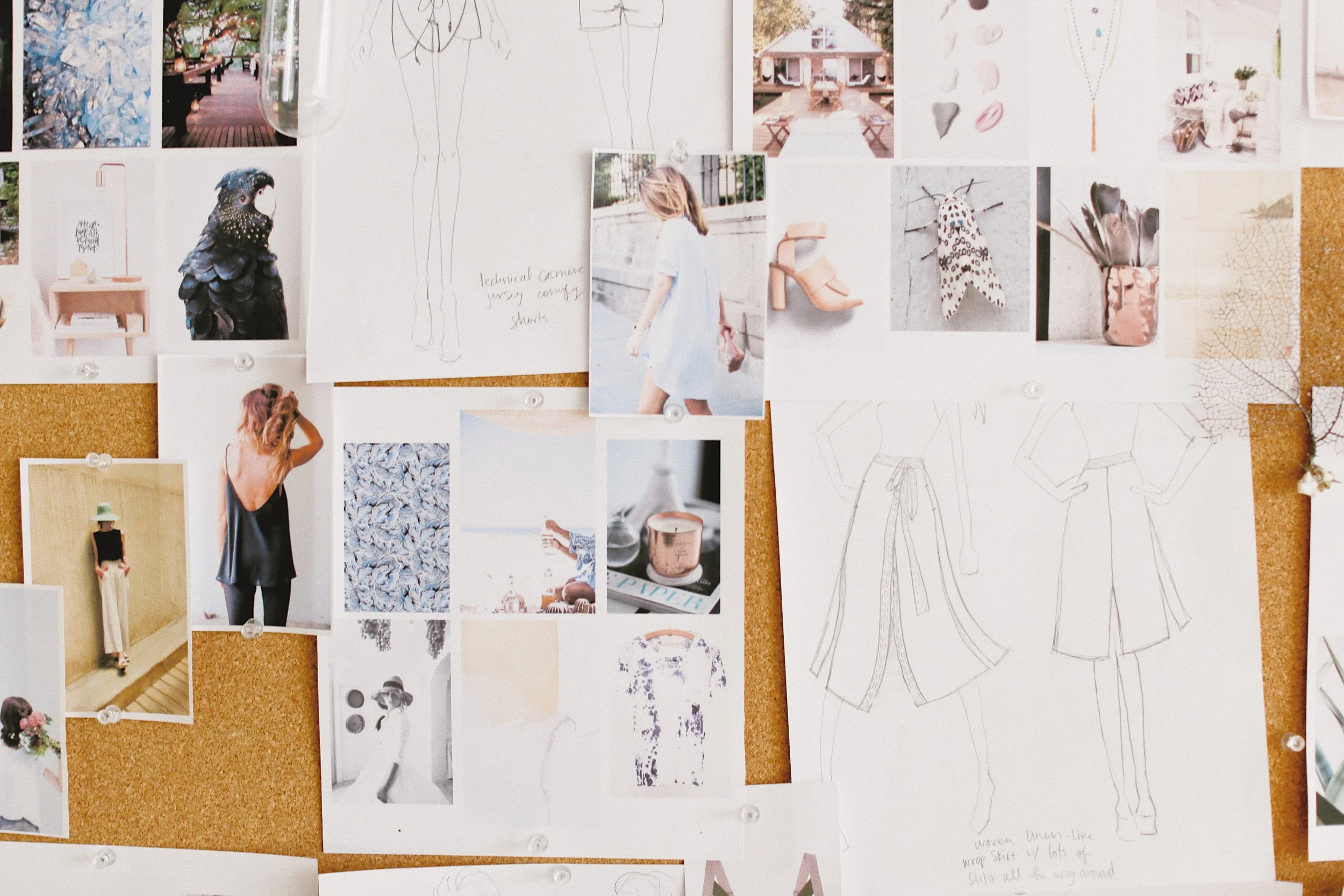 Aneta Sofronova Fashion Designer toronto canada mood board inspiration