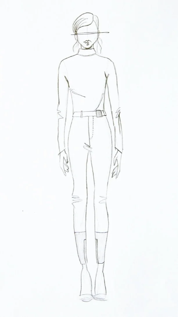 aneta sofronova fashion design designer sketch