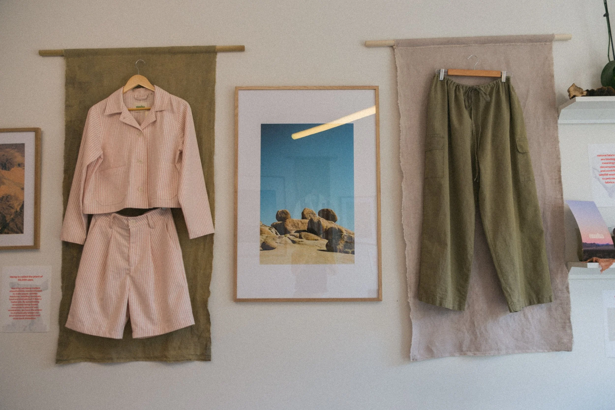 nusha sustainble fashion designer clothing natural dyes fabric hemp organic cotton