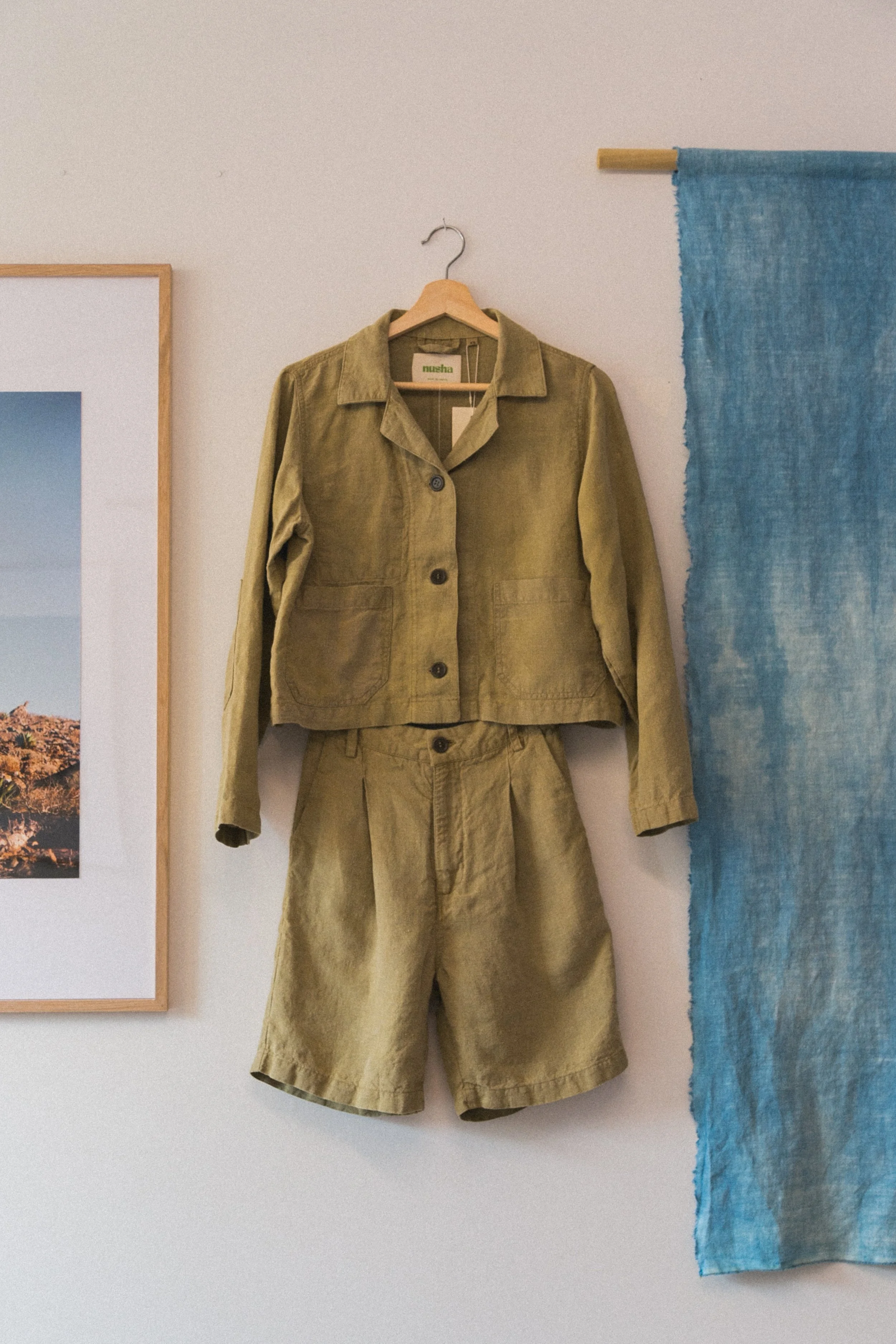 nusha sustainble fashion designer clothing natural dyes fabric hemp organic cotton