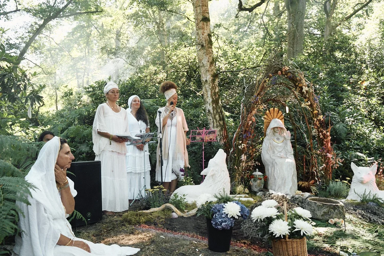 Umbandaime Ceremonies with Bandeira de Oxalá