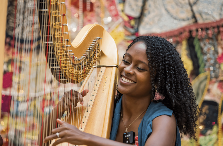 Live Harp Music for Corporate Wellness &amp; Employee Wellbeing Events in Atlanta