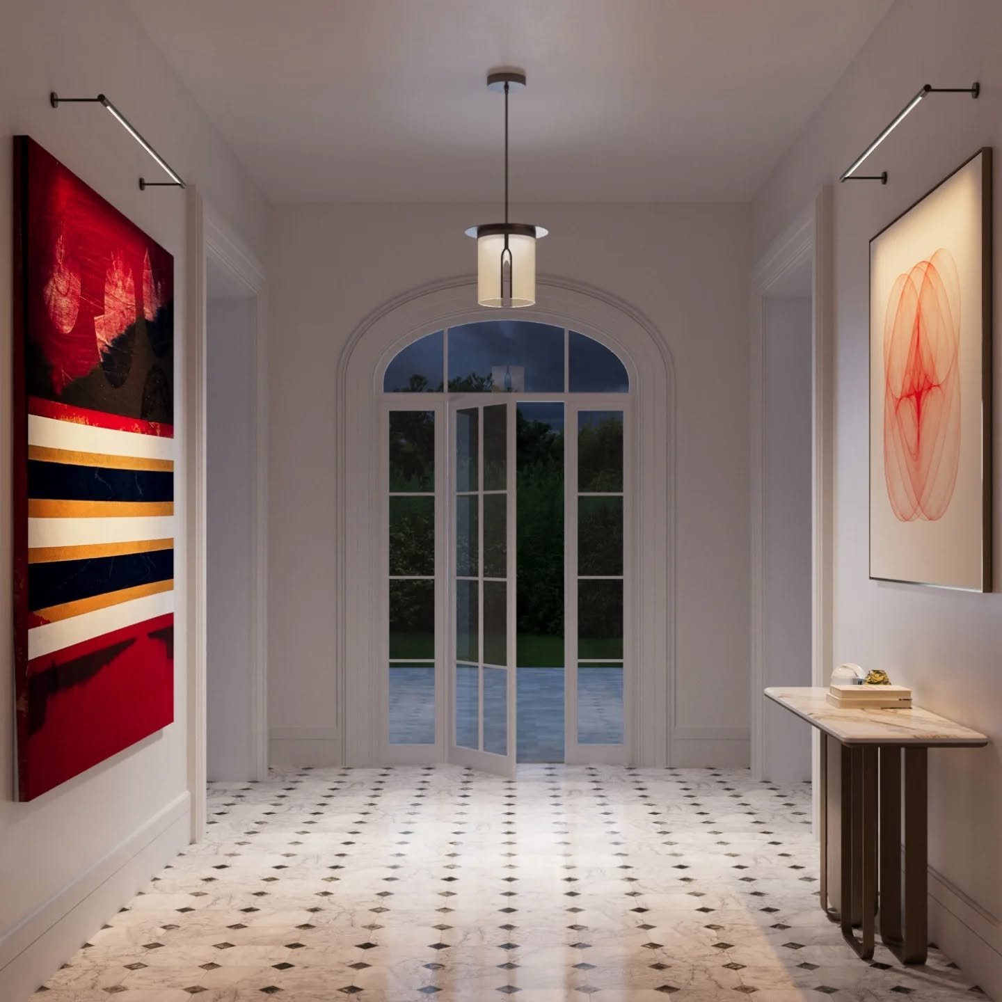 The all-new Lucia from @boyd_lighting was engineered with precision and cutting-edge technology in mind! Available in a wall sconce or art light configuration, the bar features a 65&deg; rotation to direct the flow of light exactly where it's needed.