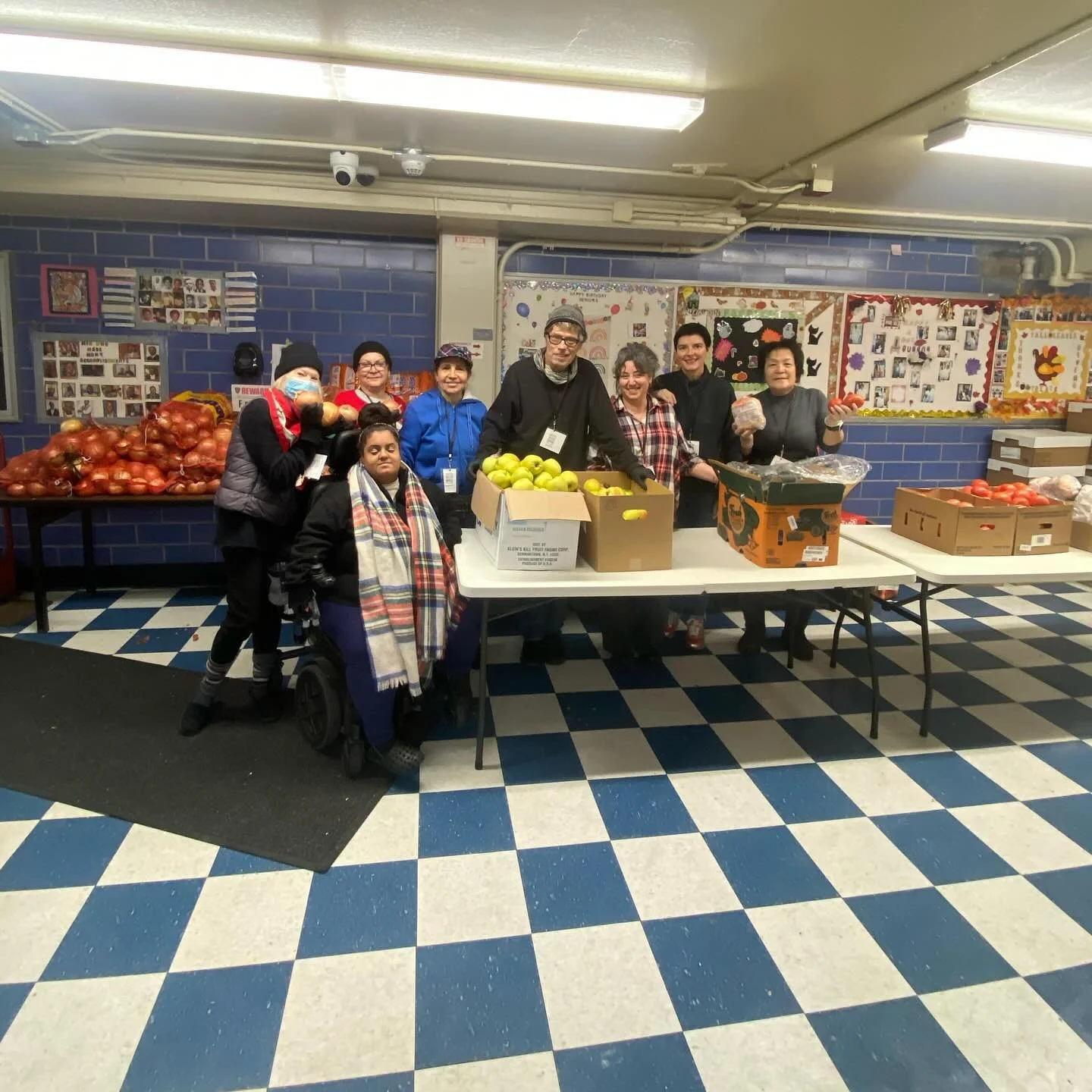 The holidays look different for everyone. We show up every week to remind our community, that they are supported - through our food and smiles! ❄️