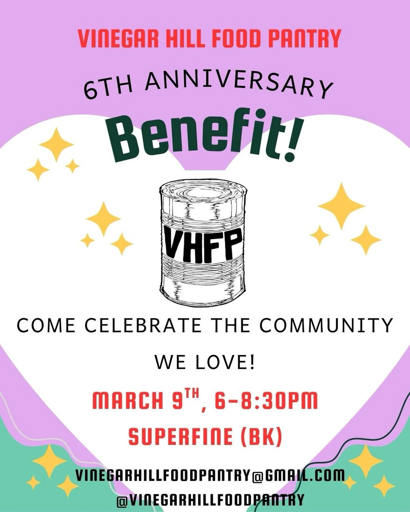 Come out and celebrate 6 years of us supporting the community we love through food 🫶🏼 ticket link in bio - make sure to grab yours before the sell out ! We could all use a little light in the dark ❤️