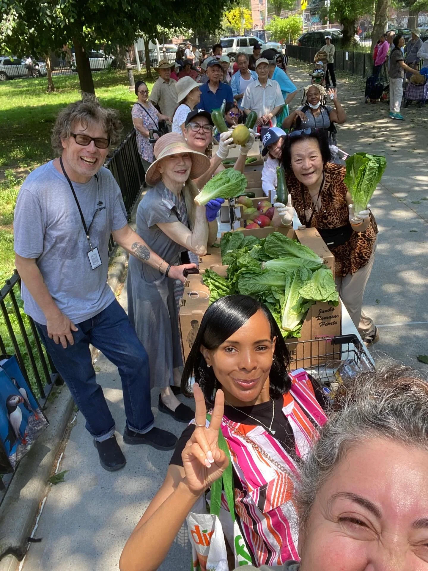 Show me a better crew than this?! 
Every Tuesday we are here- to provide for our community and neighbors 💜