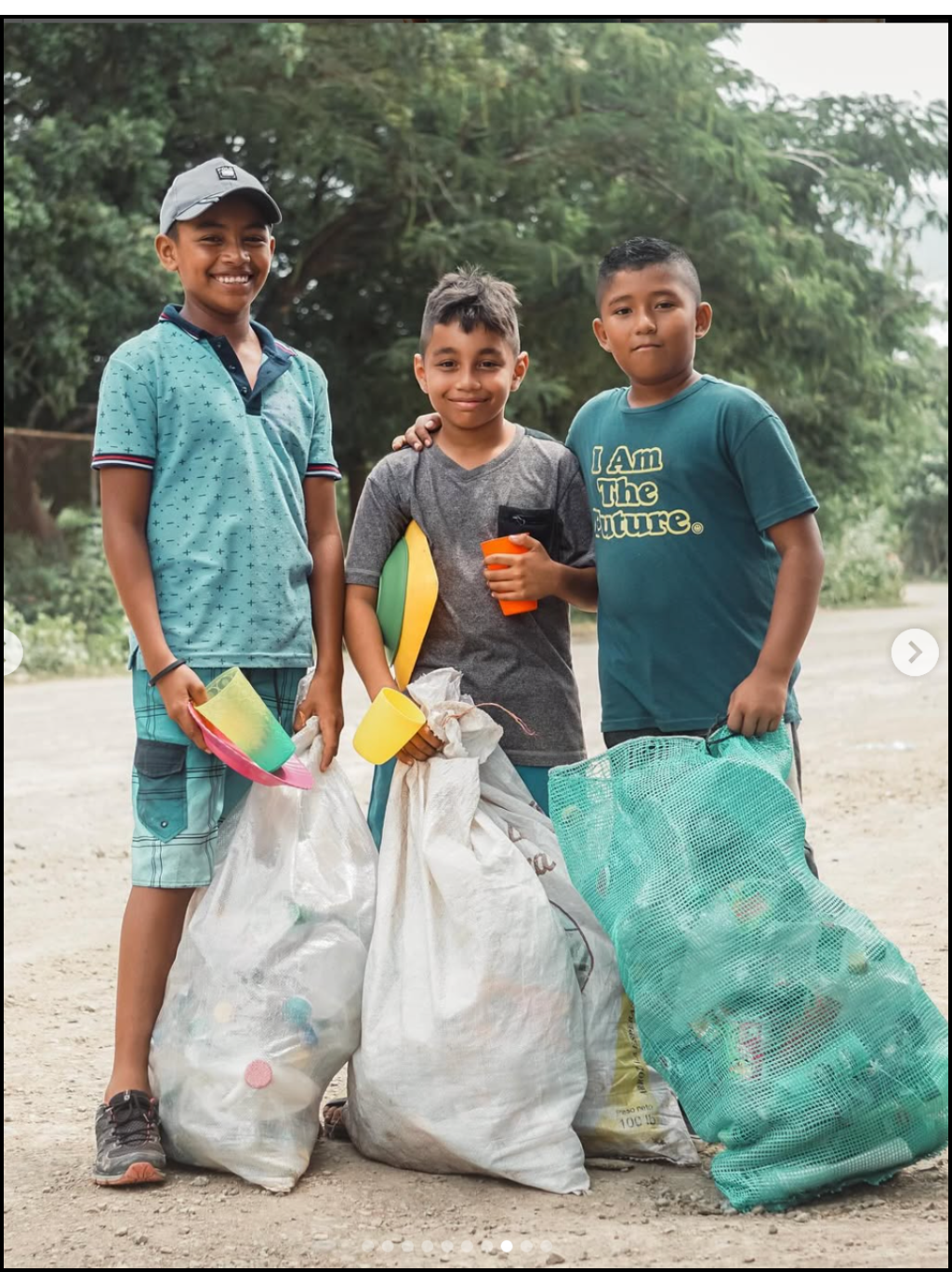 Recycling in Tola, Nicaragua
