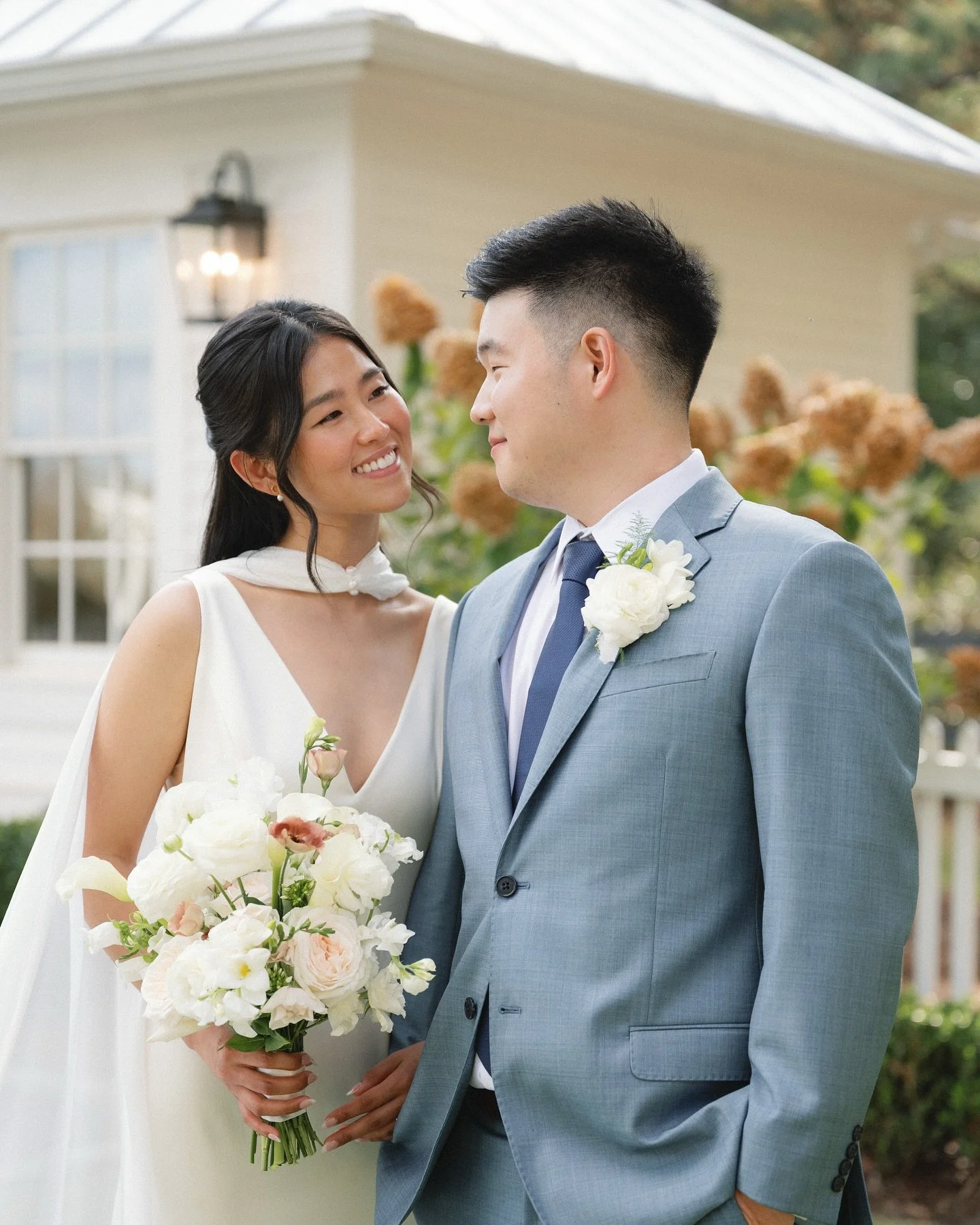 Modern w/ a touch of whimsical for H+C 🌾💿🍇

Photos: @hellohelaine 
Venue: @greenfieldfarmga 
Hair: @jennywombridalhair 
Makeup: @susannawom