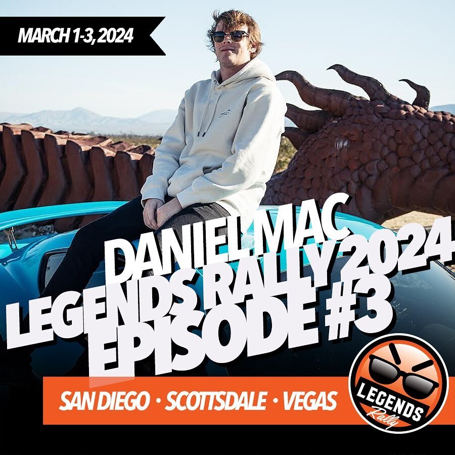 On the last episode of @legendsrally , @itsdanielmac decided to overtake the world with his superpowers. 🦸 Stay tuned for Episode 3 airing March 1st through 3rd to see how he handles his role as the leader of the Legends Rally New World Order 🌎 🏀 