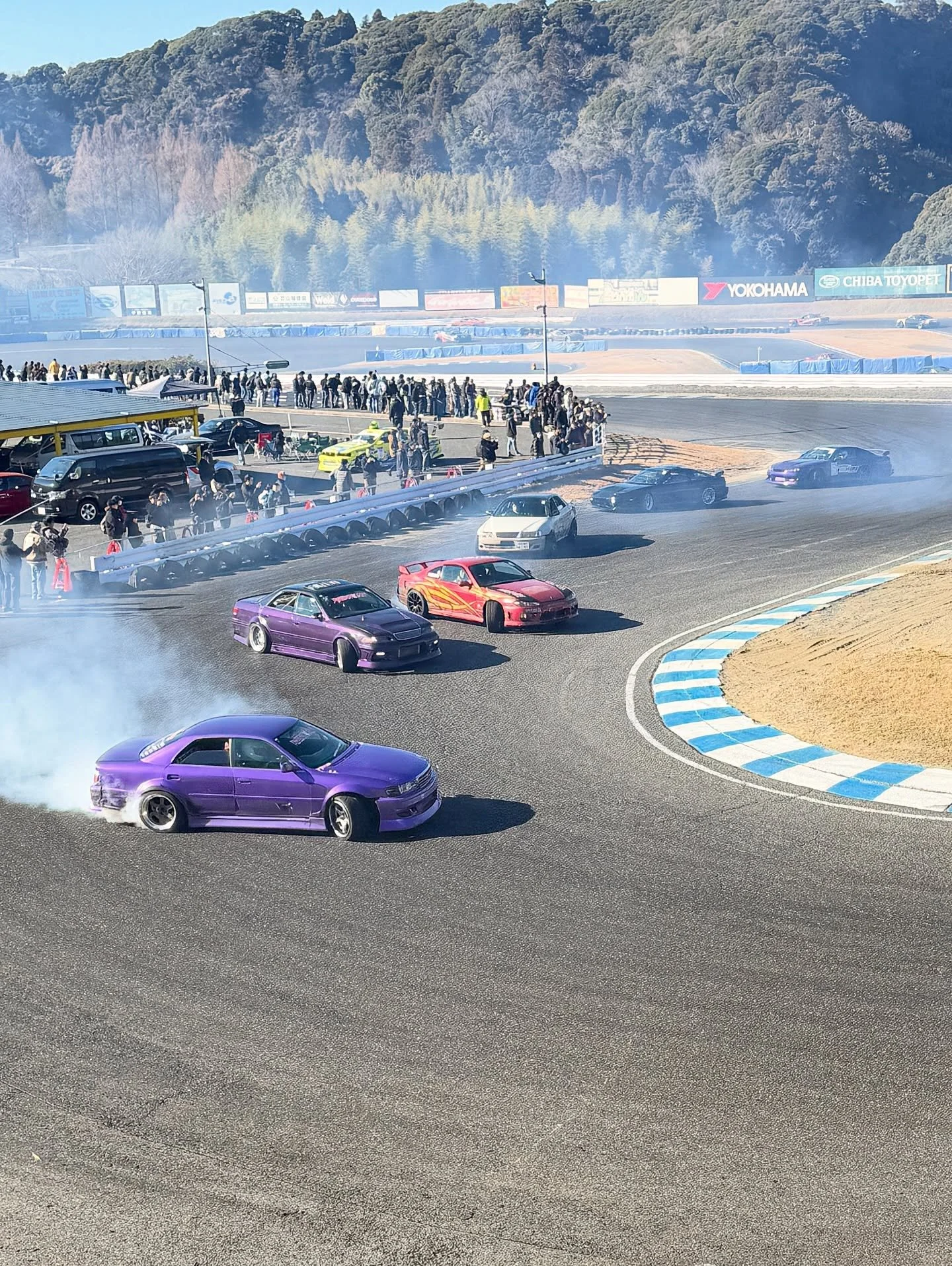 Now in our 3rd year with Tokyo Car Week, it&rsquo;s also year 3 at @mobara__tc for the @vertex_japan Omotenashi Track Day. Amateur and Pro drifters share the stage for a day filled with finesse, power, and some of the best JDM drifting you&rsquo;ll e