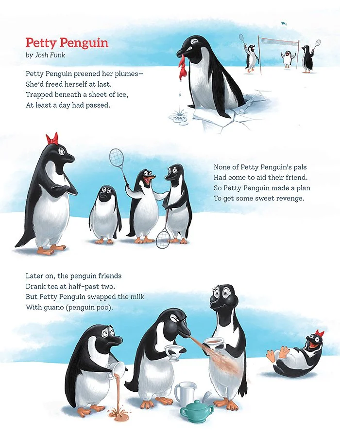 Friends and Anemones - Petty Penguin by Josh Funk