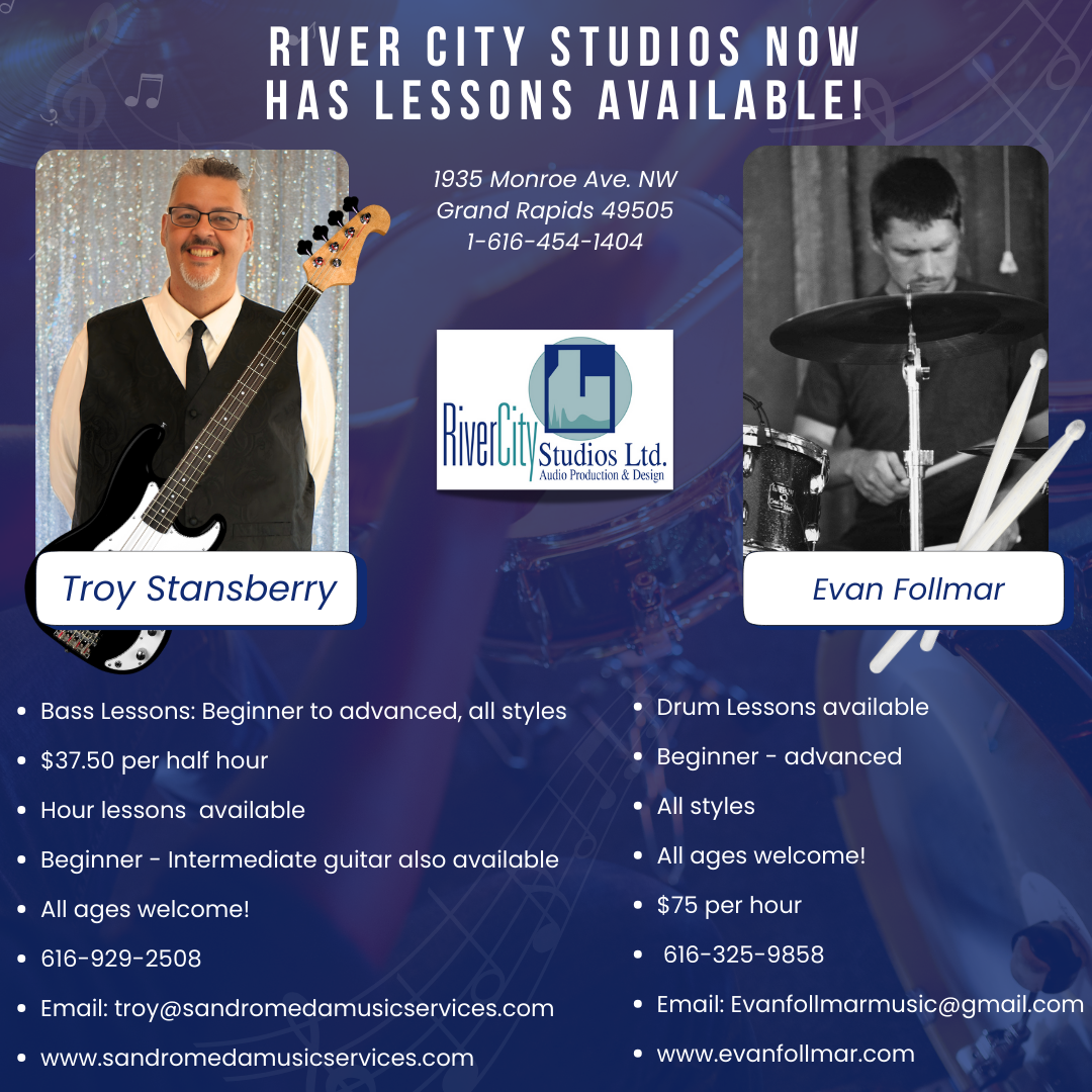 drum and bass lessons Grand Rapids