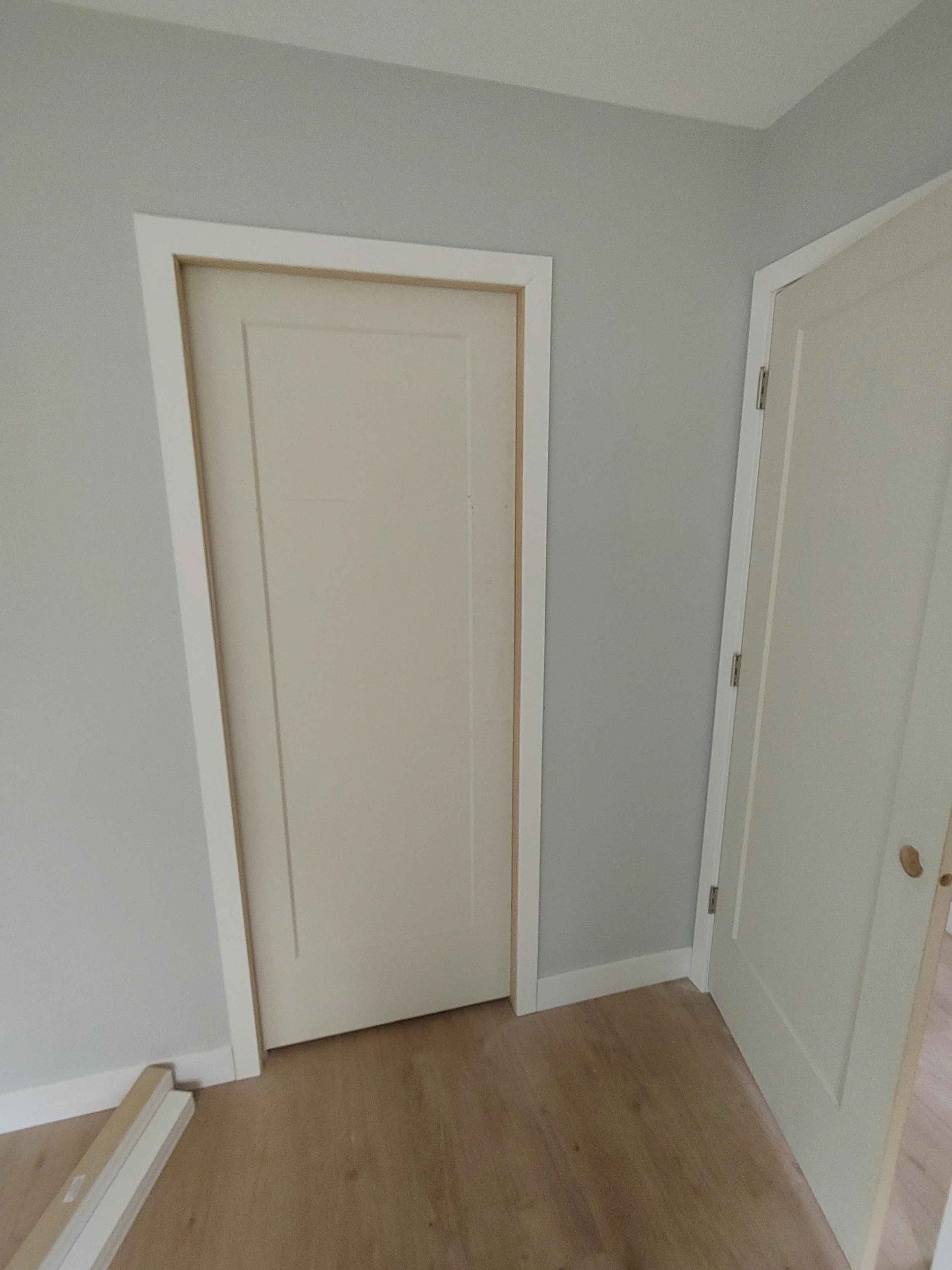 Doors and trim in this cabin