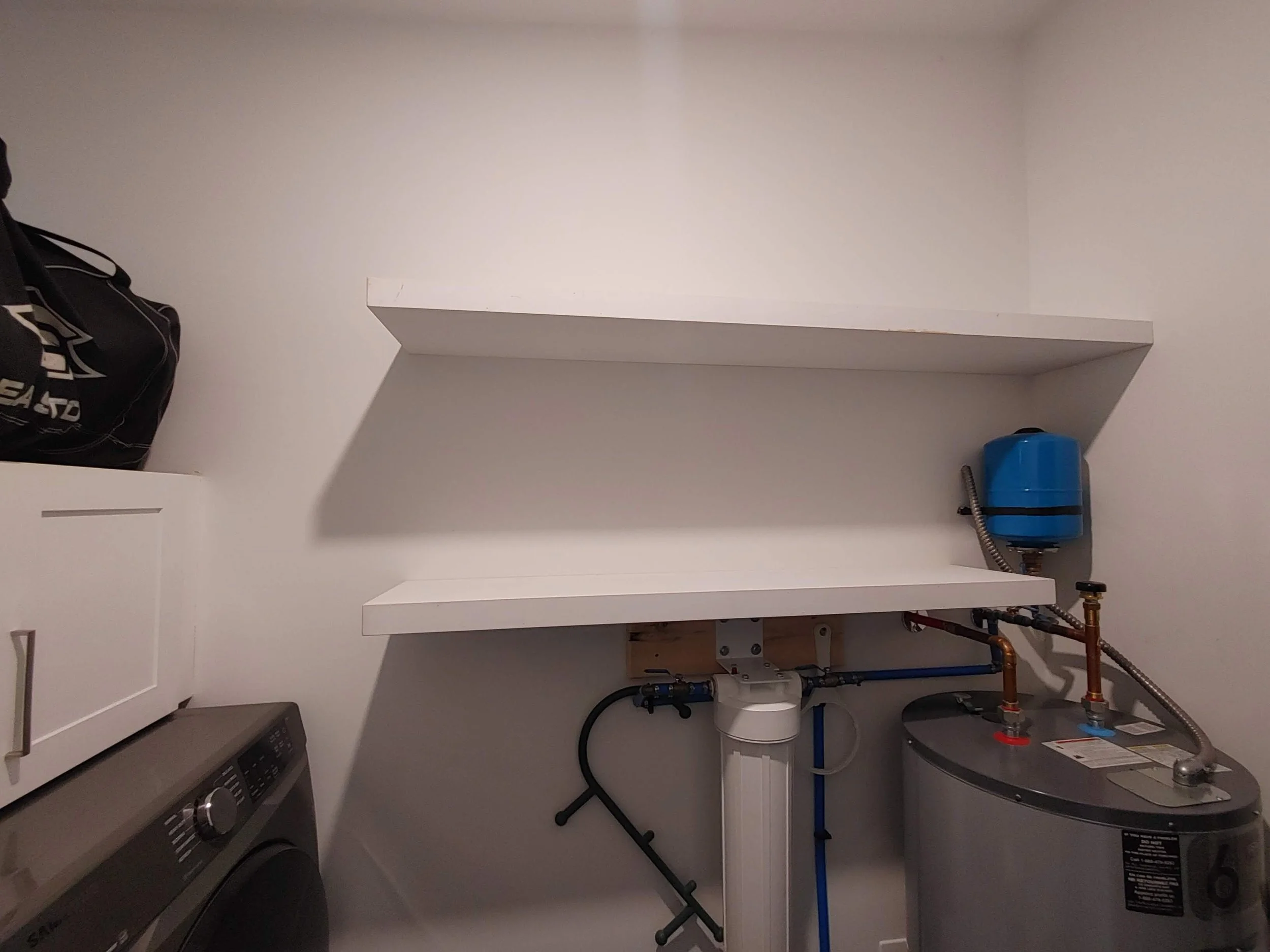 More Floating shelves for storage