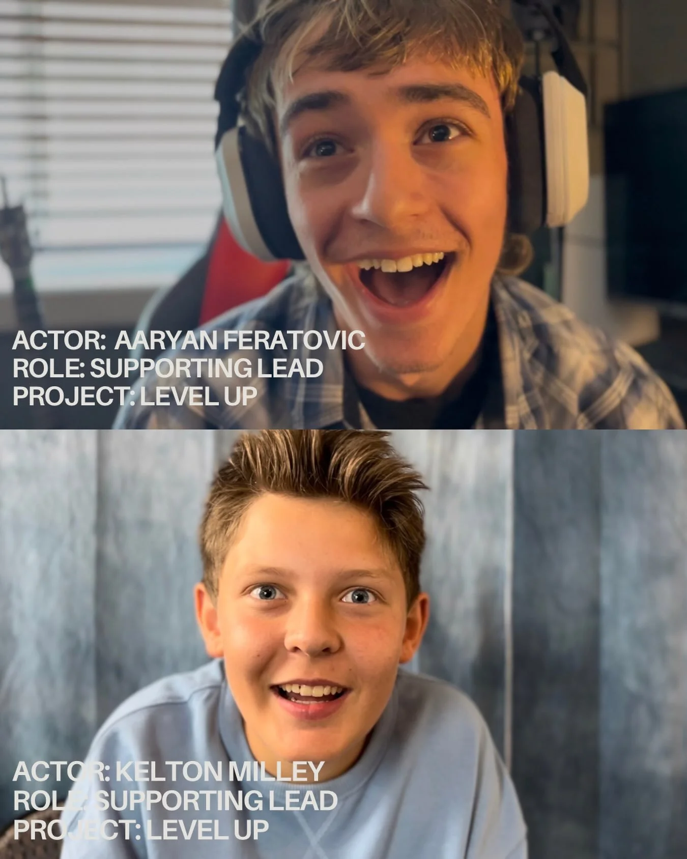 Two actors.
One role.
Two completely different souls.

And this is why casting must be such an incredibly difficult job.

Because how do you choose between two people who can both bring something truthful, unique and unforgettable to the same charact