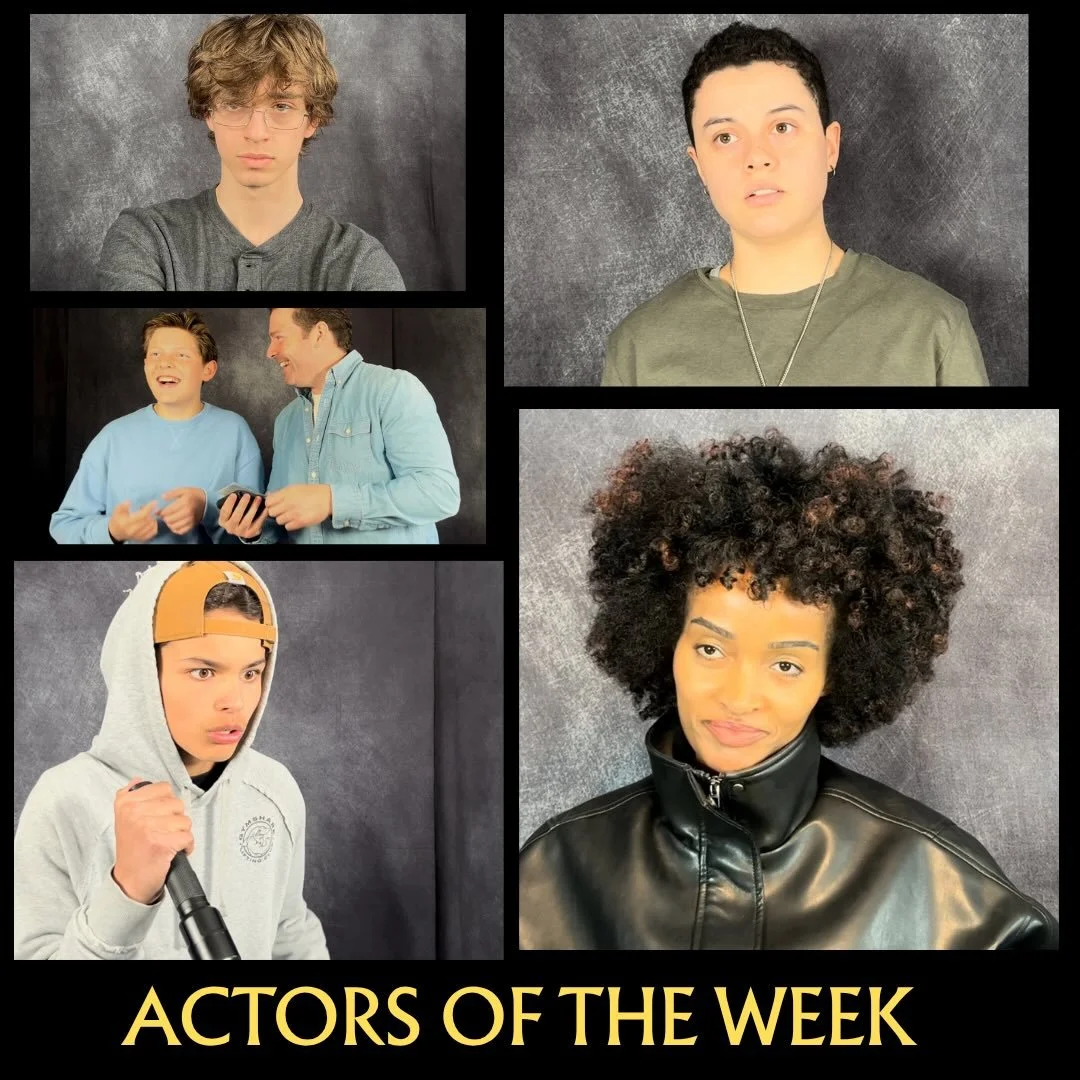 🎥 What A Week of Talent! 🎥 

🔥 From Left to Right We Got: 

🎭 Aaryan, absolutely taking it to new heights, channeling his inner Ted Bundy! 👏🏼 

🎭 Ty, back in front of the camera, absolutely destroying it! 👏🏼 

🎭 Movie Star Family - Kelton &