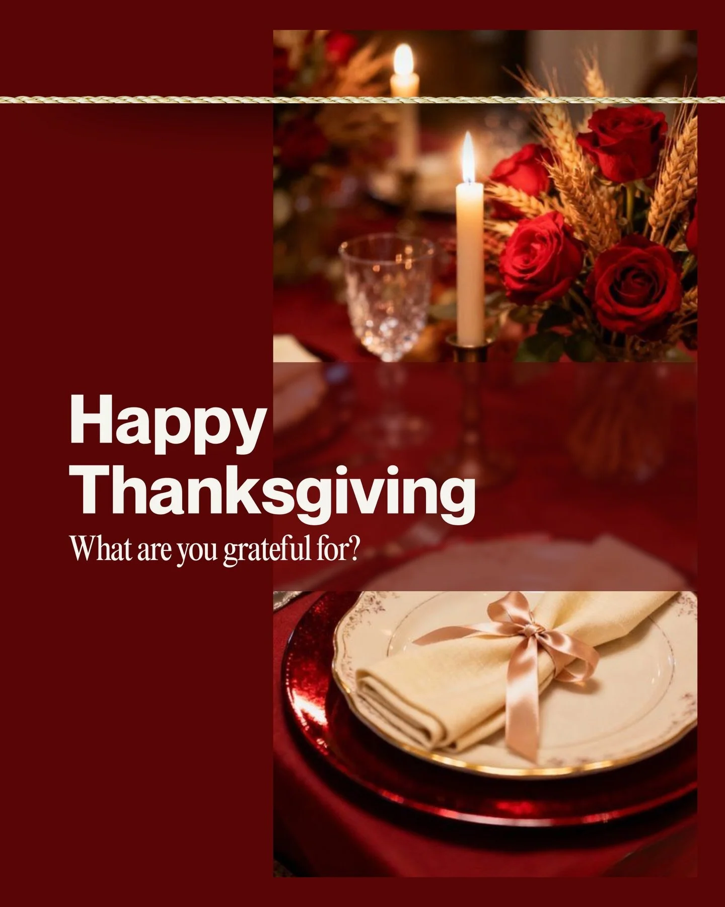 I always say that having gratitude everyday, especially when you speak it out loud, is the key to being happy. What a great time to appreciate what we already have. 

Happy Thanksgiving, everyone.😊🤎🍁