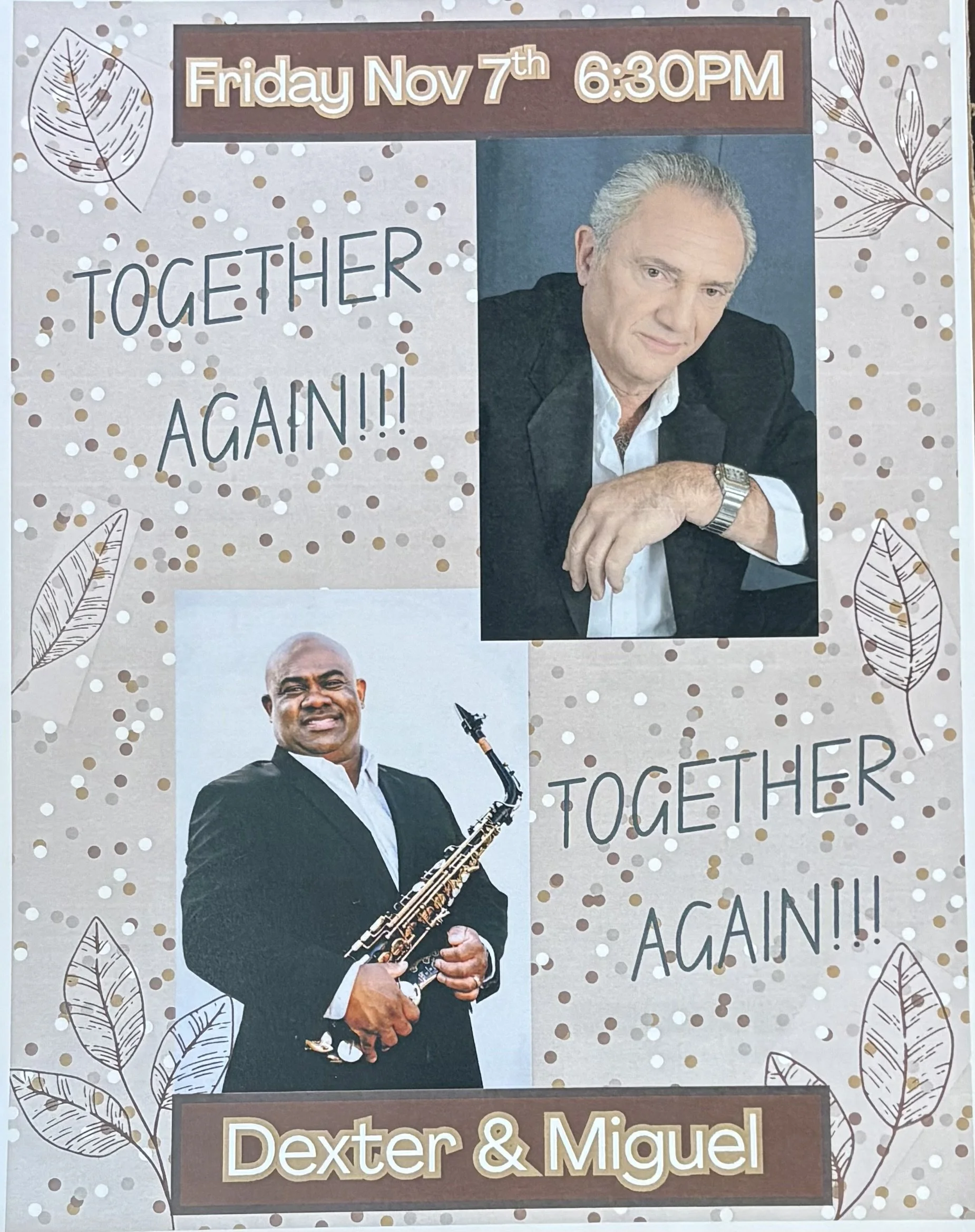 Live on Fridays: Miguel and Dexter Jones