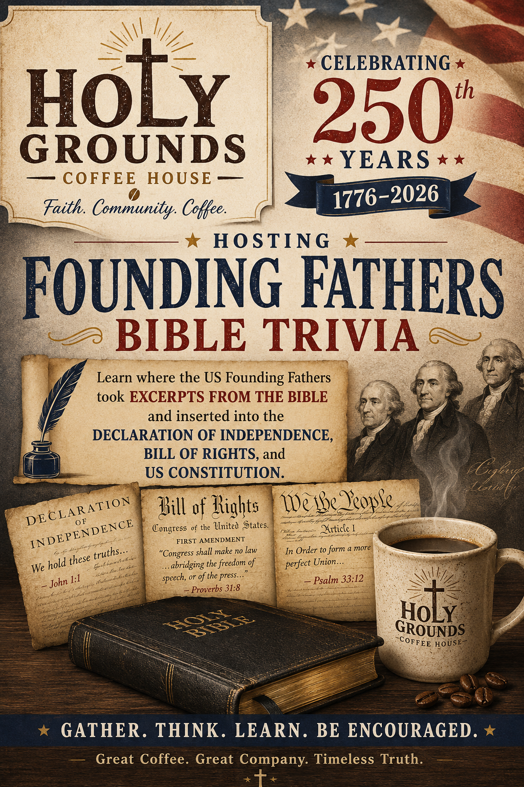 Thirsty Thursday: US Founding Fathers Bible Trivia 