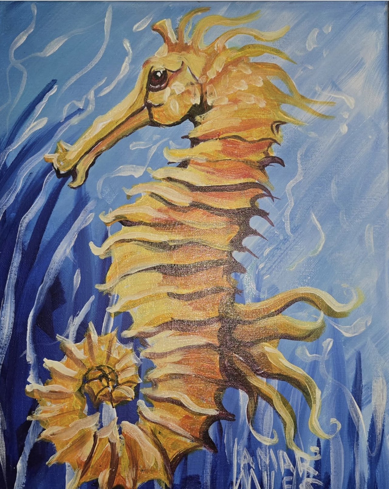 Thursday Night: Seahorse Sip &amp; Paint