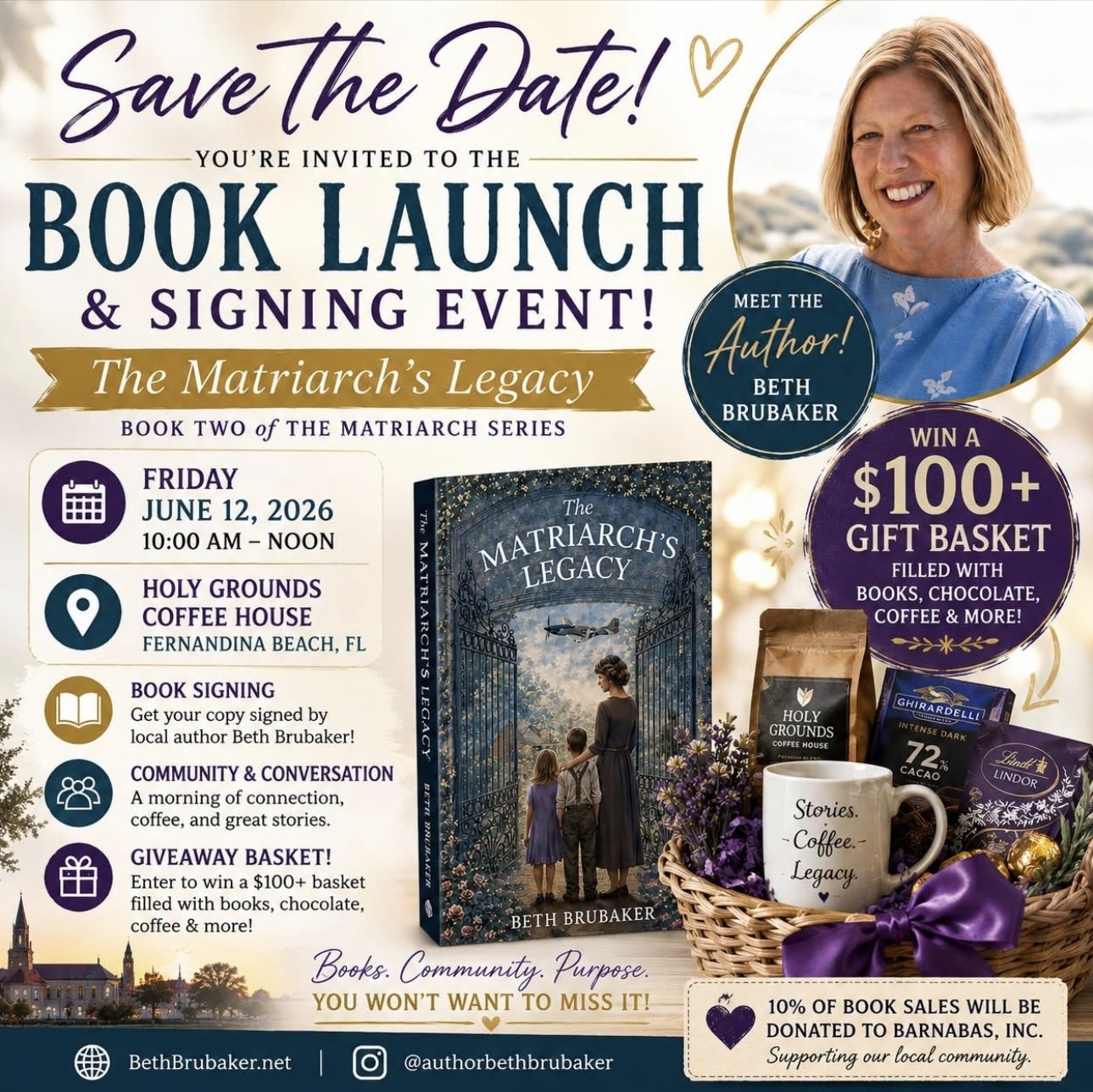 Friday June 12th: Book Two of the Matriarch Series “The Matriarch’s Legacy” Book Launch &amp; Signing