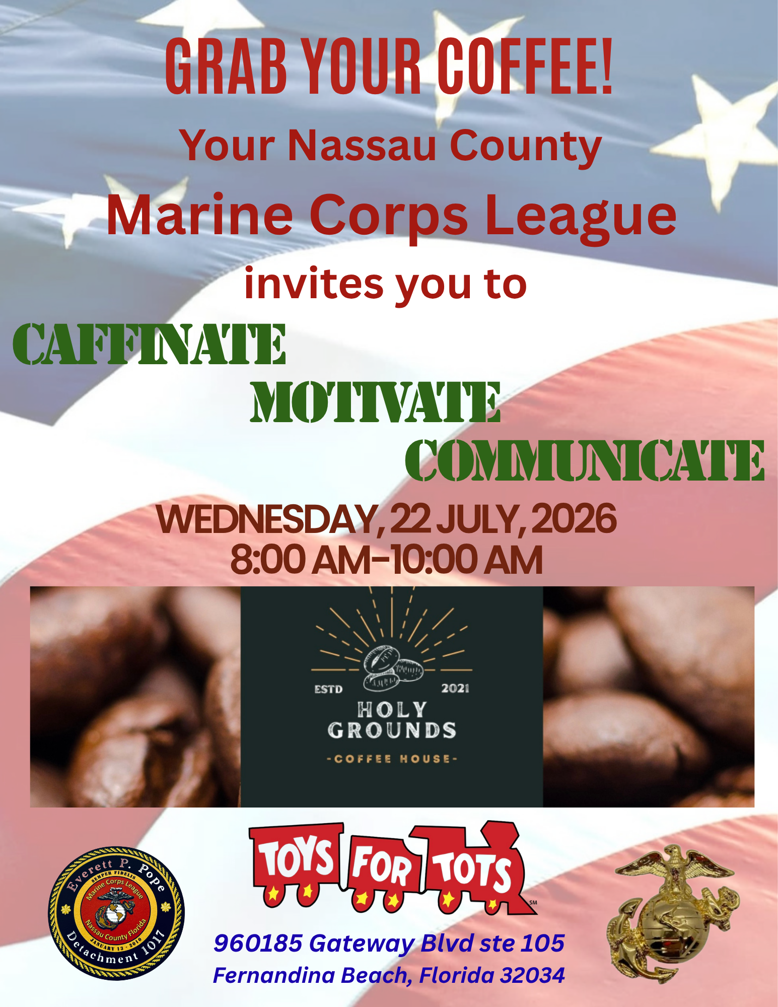Wednesday Special Event: Marine Corps League