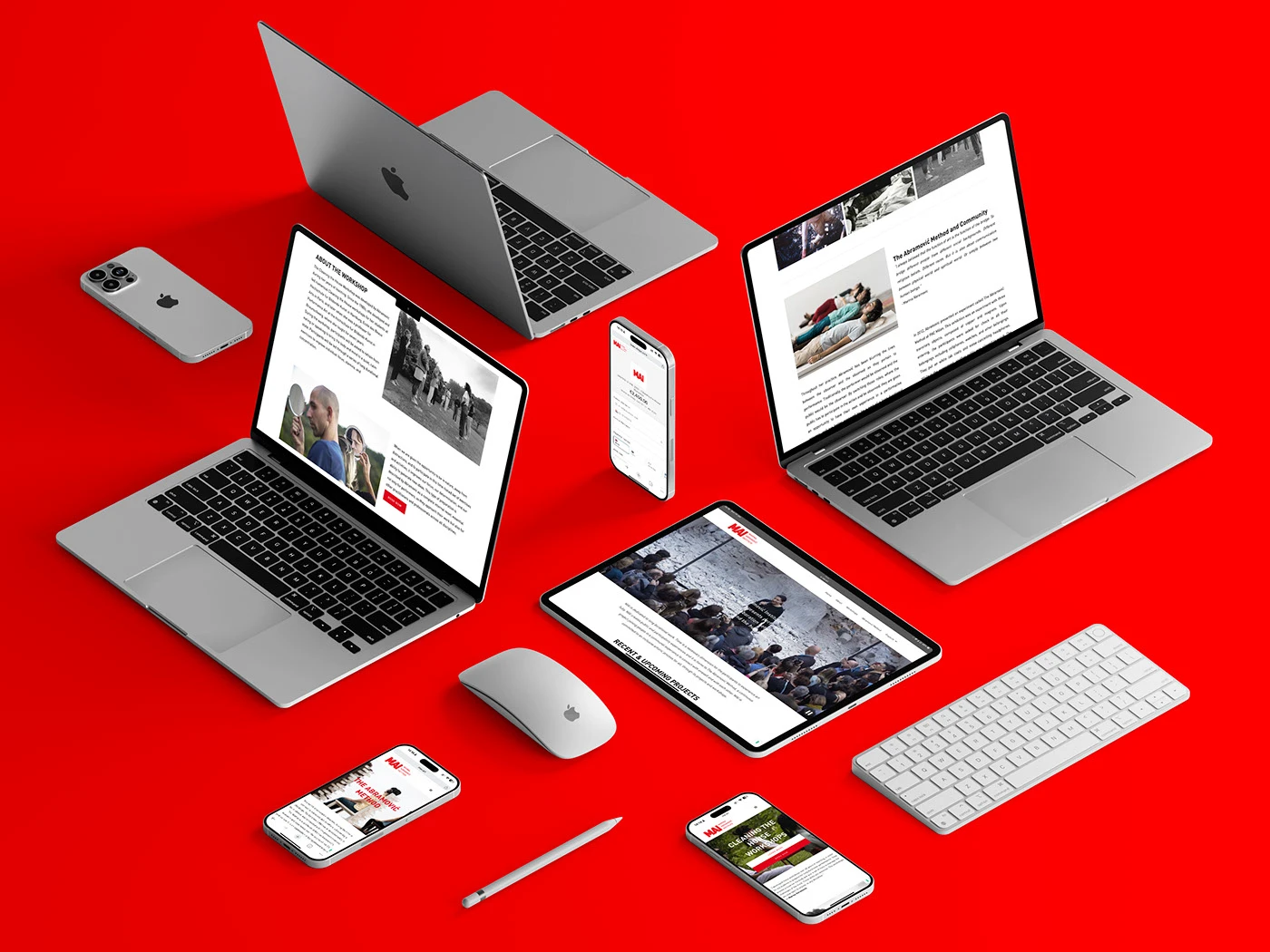 Website - Marina Abramović Institute