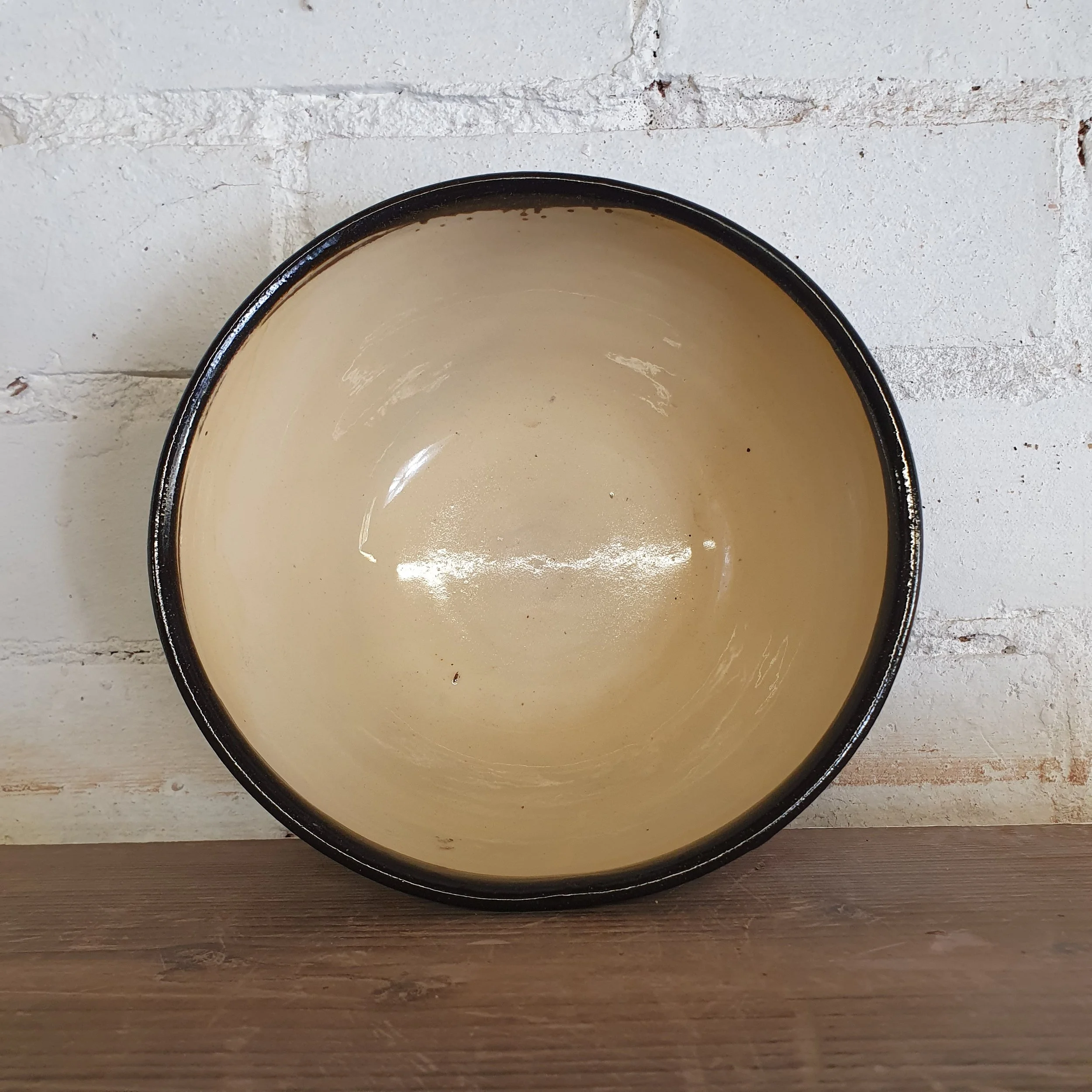 Matt Grimmitt Slipware Plate | Cream/Terracotta main image 0