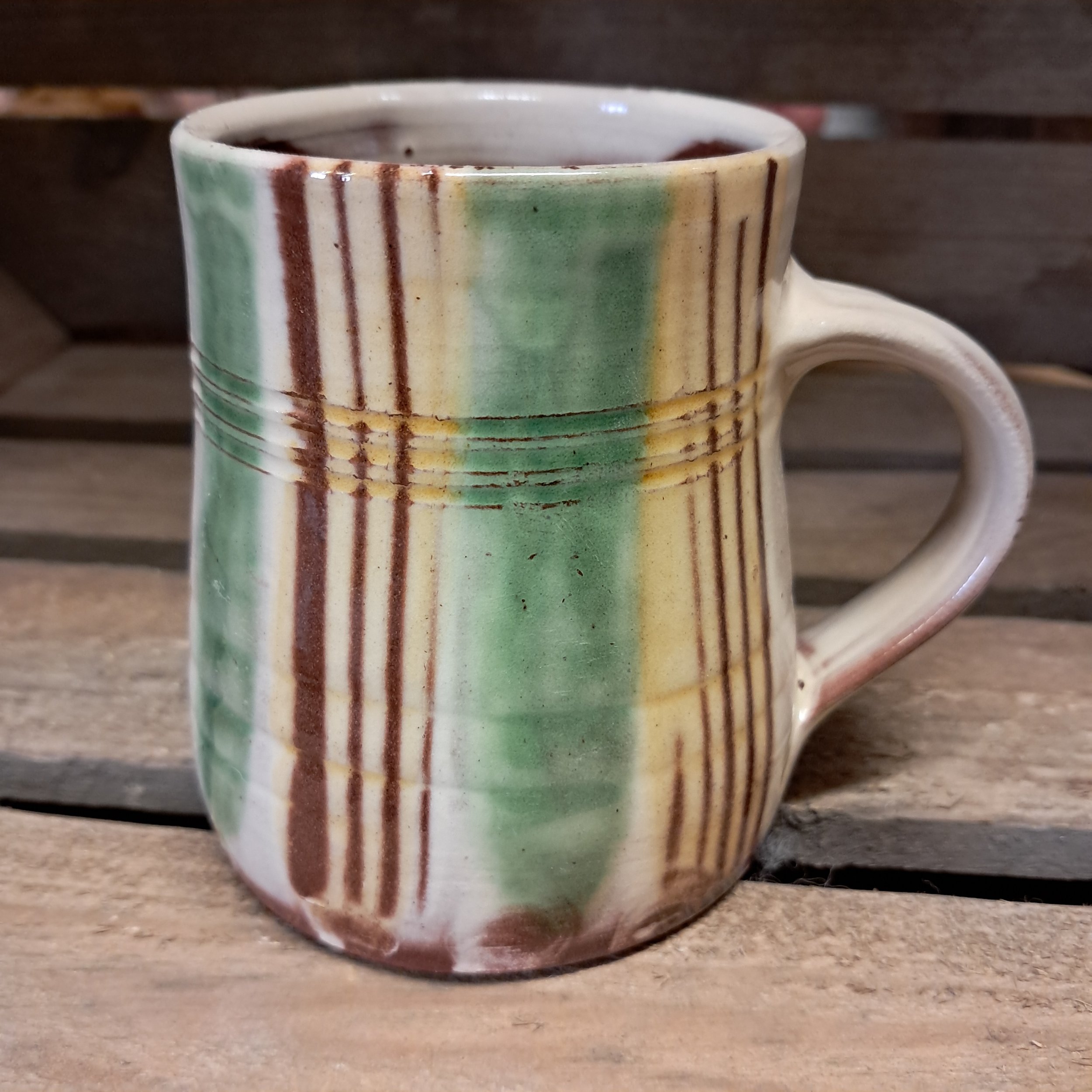 Mug Stripes #1 - 10cm tall.
