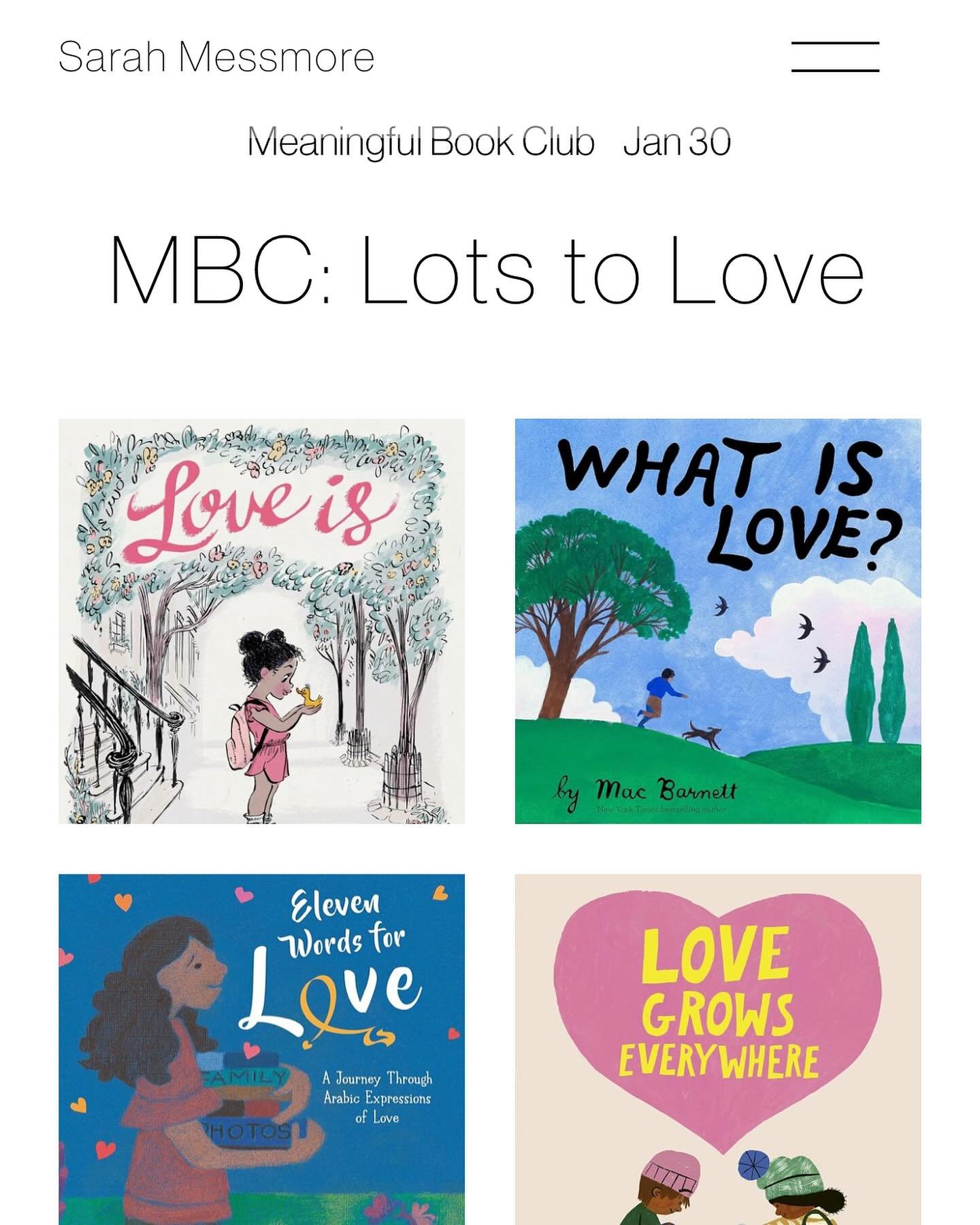 Books to love this Valentine&rsquo;s Day 💕

I&rsquo;ve shared so many stories with you in this favorite list - all of which highlight the ways love comes to life in this world.

These books are wonderful Valentine&rsquo;s Day gifts for children from