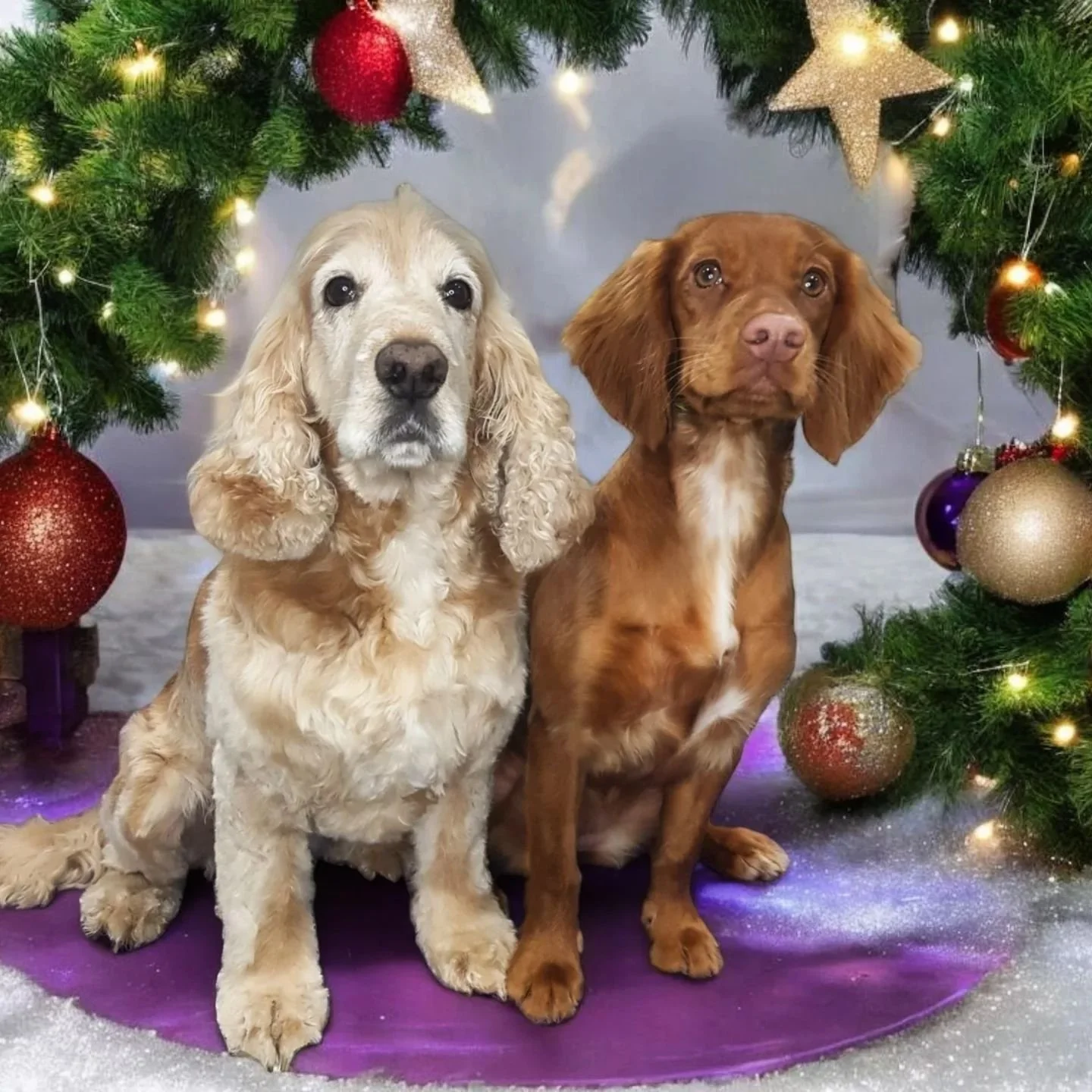 L U C Y &amp;  T I L L Y are super excited for all the extra treats that santa paws brings 🎅🐾

And an extra special congratulations to T I L L Y who graduated from her puppy pamper sessions today. She is a super star ⭐

Puppy pamper sessions consis