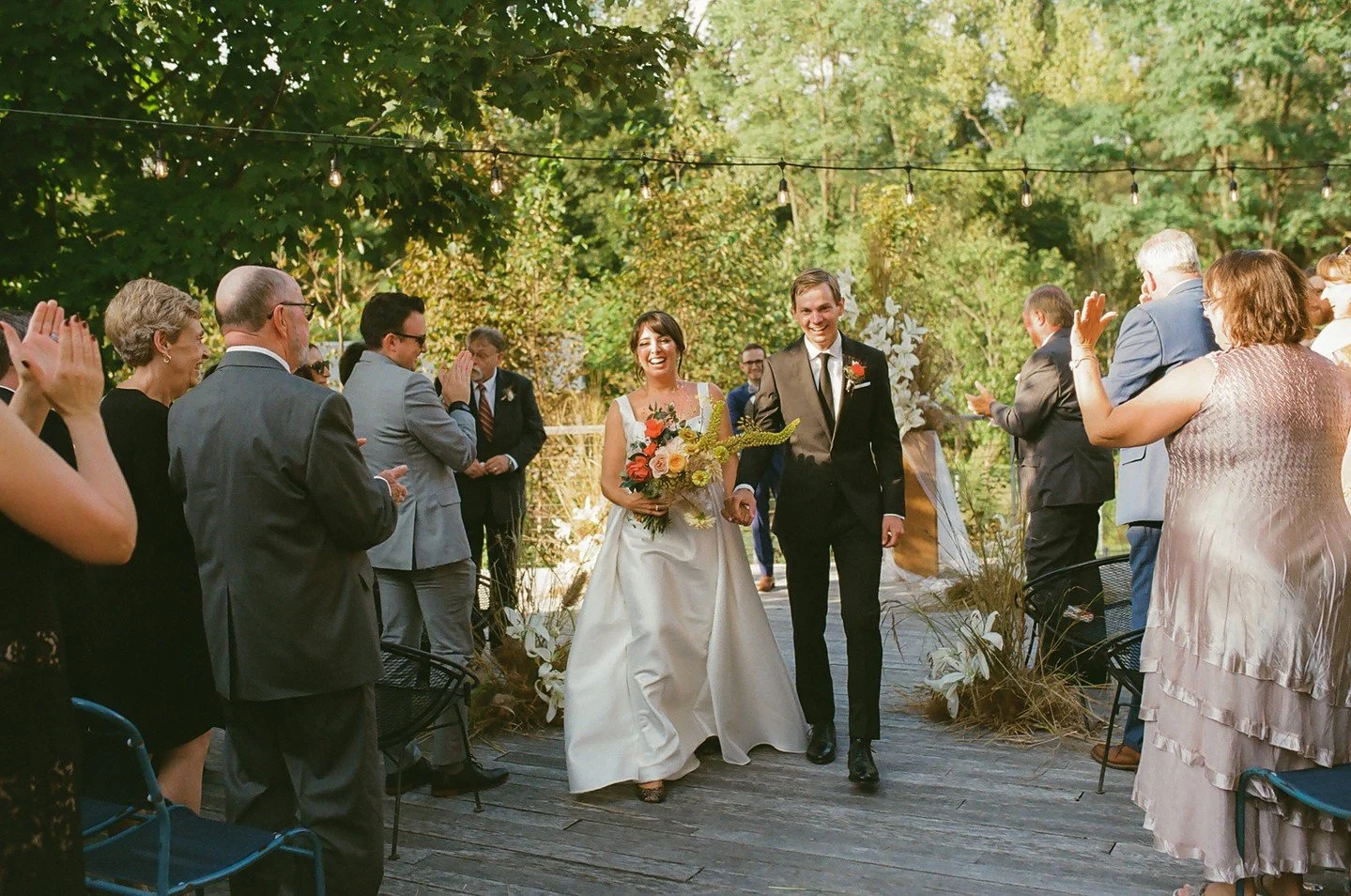 Em &amp; Zack on film...⁠
⁠
⁠
⁠
⁠
Venue &amp; Catering: @touristswelcome⁠
Gown: @halfpennylondon @theonebridalny⁠
Hair Stylist: @theclipshop⁠
Invitations: @czarpress⁠
Floral Designer: @justyn_griffin_creative ⁠
Tent and Rentals: @classicaltents⁠
DJ: 