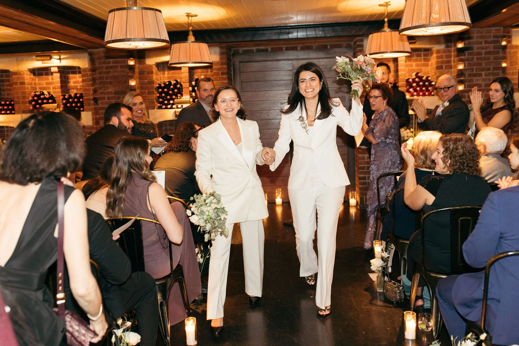 Lafayette Restaurant Wedding - NYC - Sylvia &amp; Ana