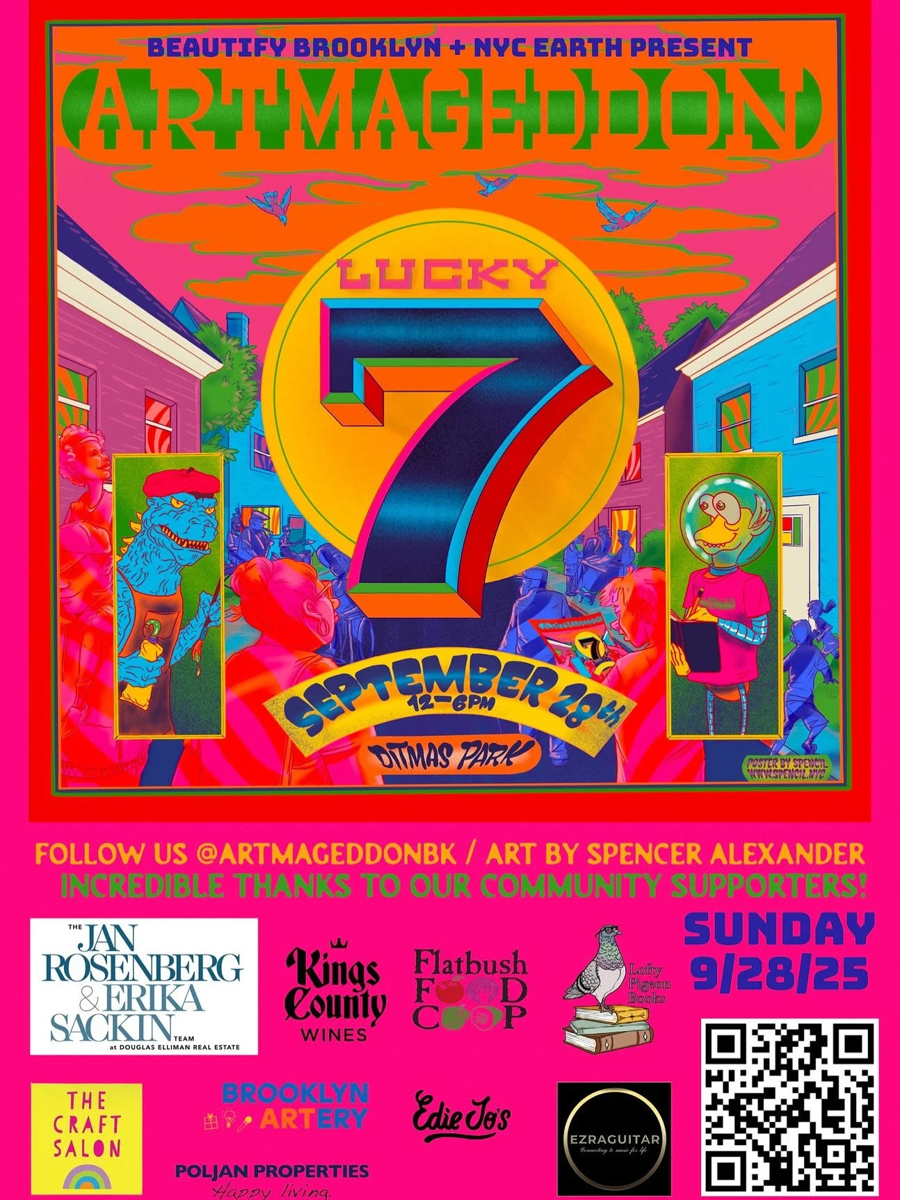 TOMORROW Sunday 9/28: Join me and 400+ artists, musicians, and change-makers in NYC&rsquo;s biggest FREE art festival @ 12-6pm in the Ditmas Park/West Flatbush Neighborhood in Brooklyn!!

📍 WHERE: Find me outside 1022 Courtelyou Road (corner of Cour