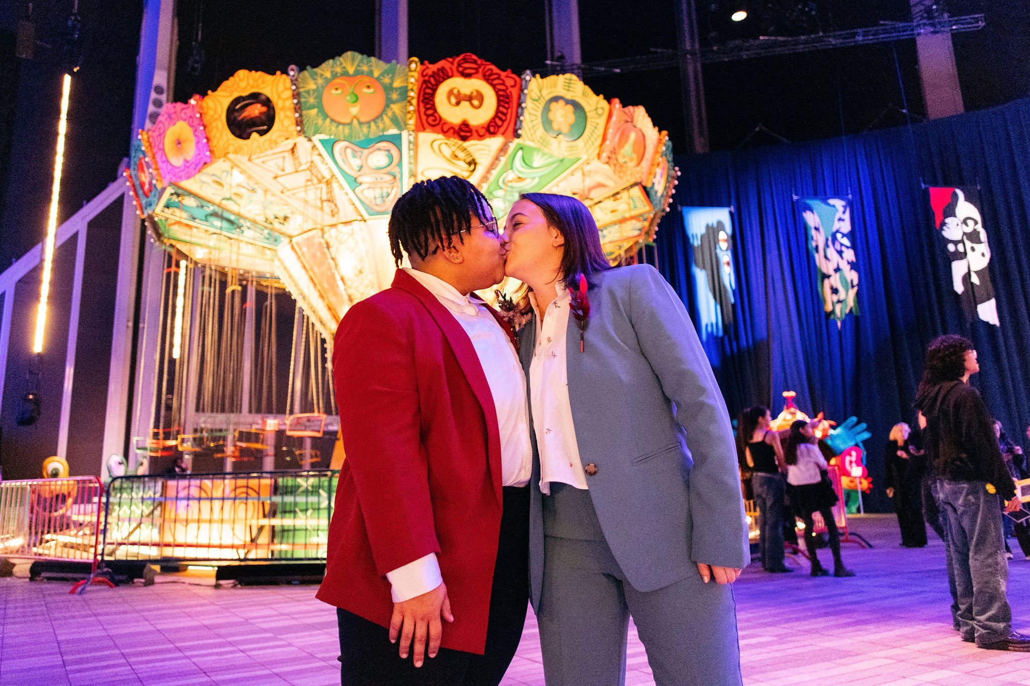 Queer Elopement at NYC Art Exhibit - Ro &amp; Katie