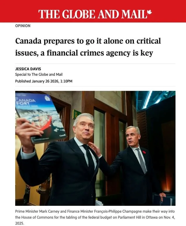 A Proposal: A Strategic Mandate for Canada's Financial Crimes Agency