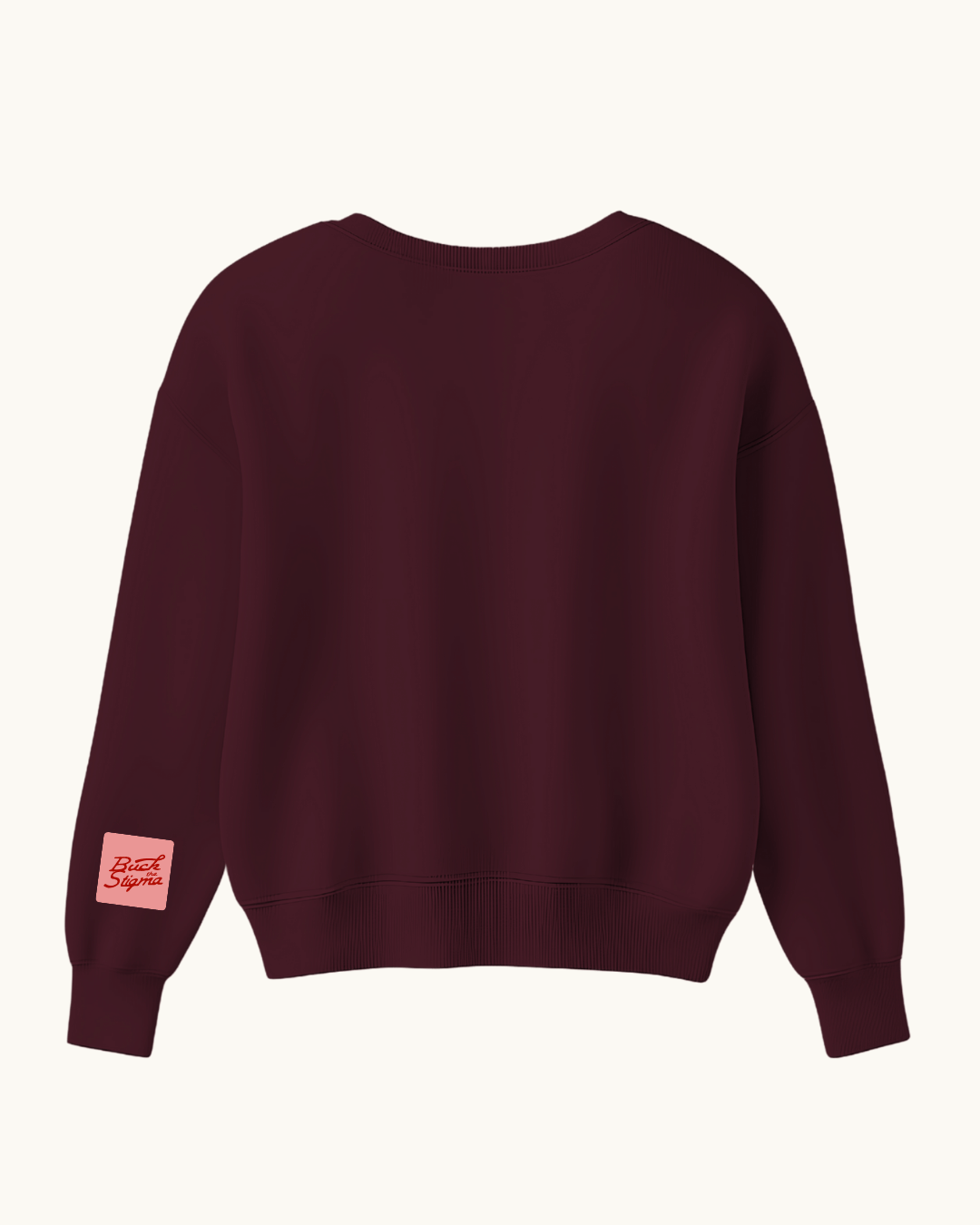 The Signature Plain Crewneck Sweatshirt (Pink/Red Logo Edition)