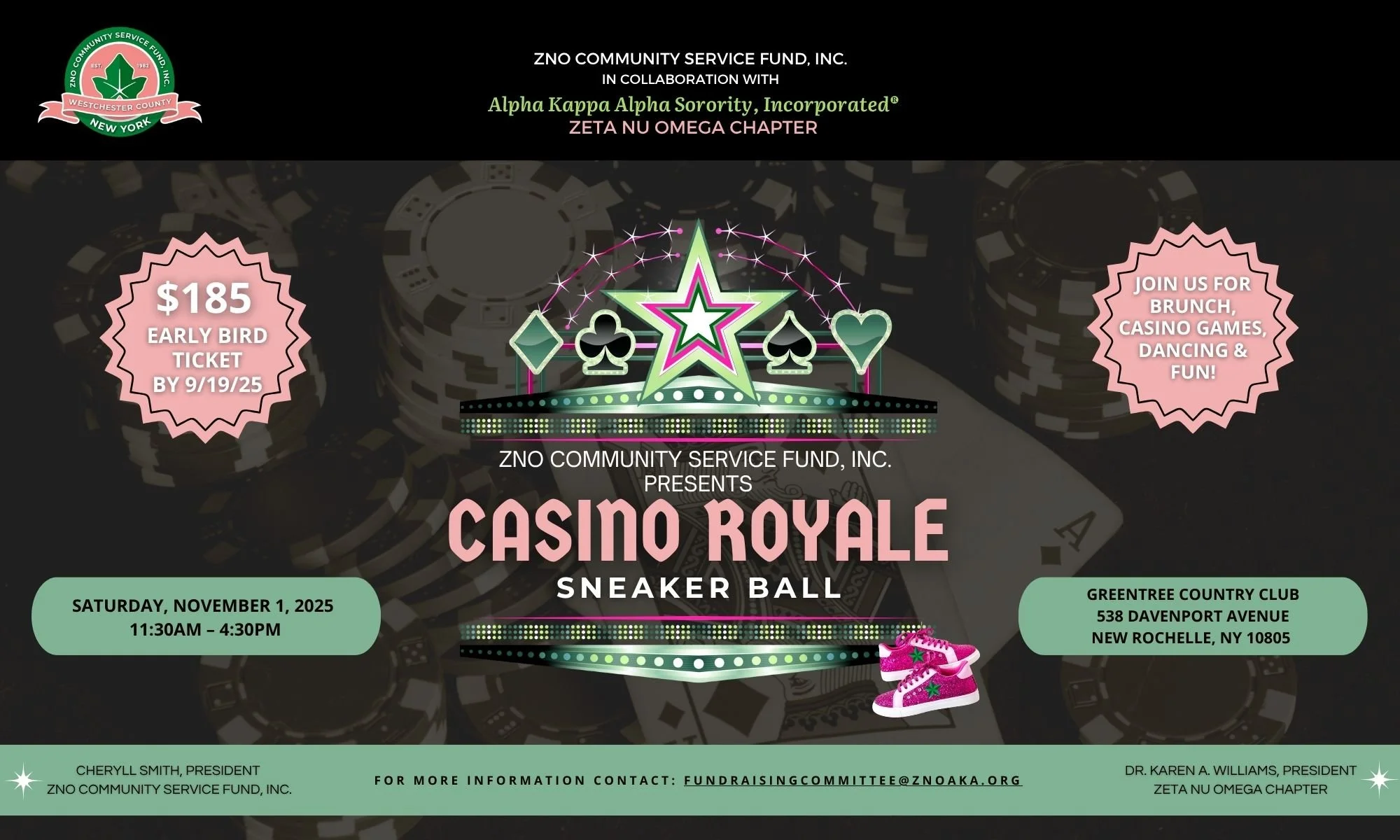 ZNO CSF Casino Royale Sneaker Ball 2025