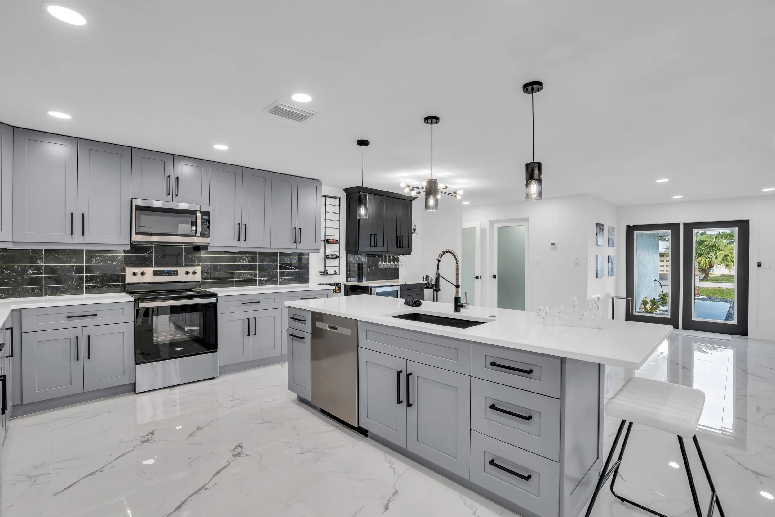 Contemporary Transitional Kitchen Remodel by Home Fixerz Construction project photo 2