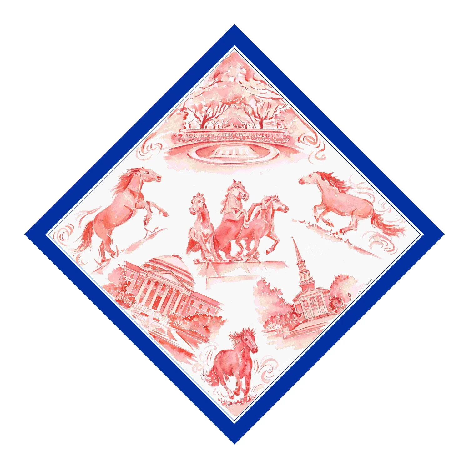 SMU Pocket Square