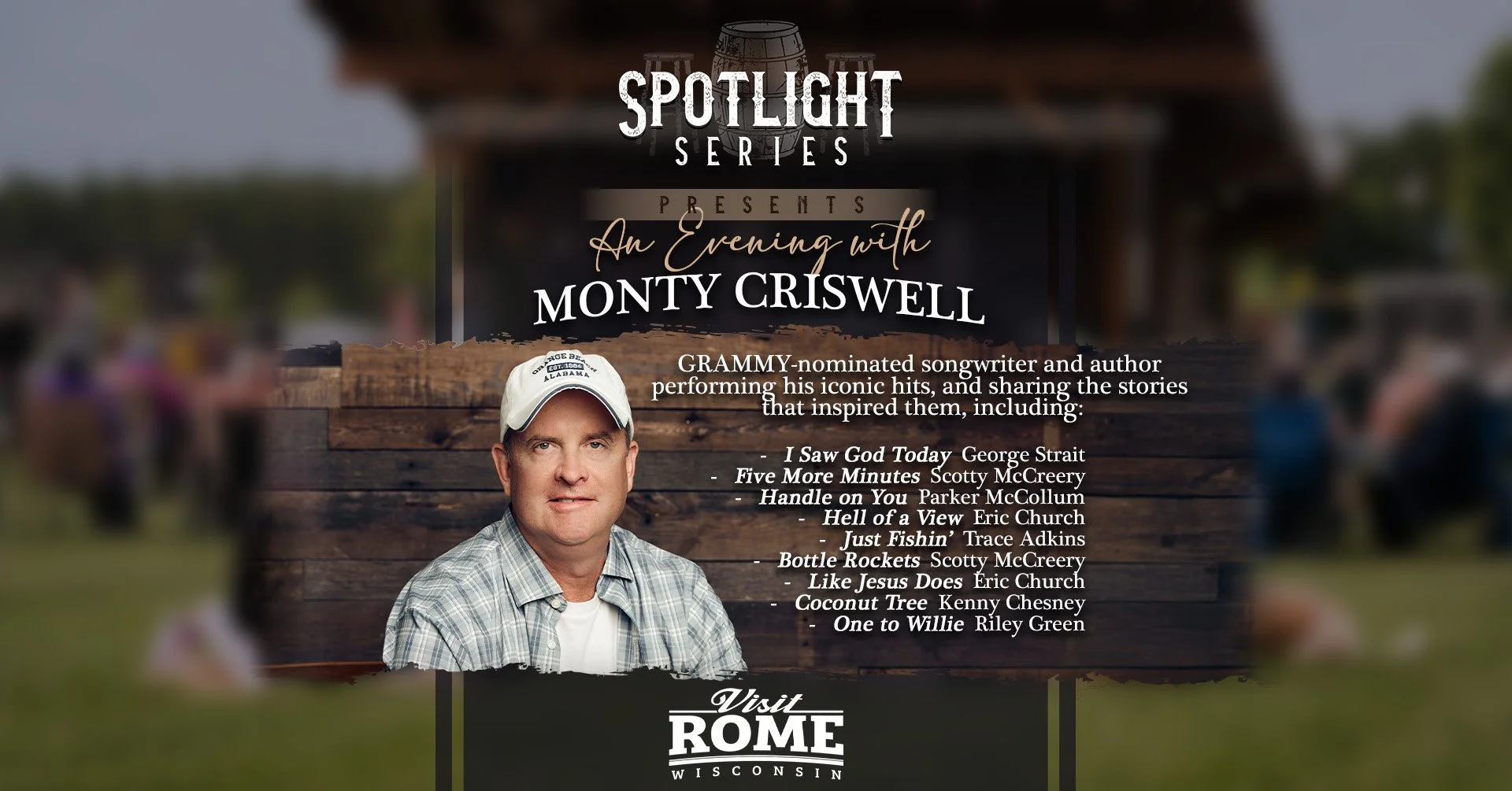 Spotlight Series Presents: An Evening w/ Monty Criswell