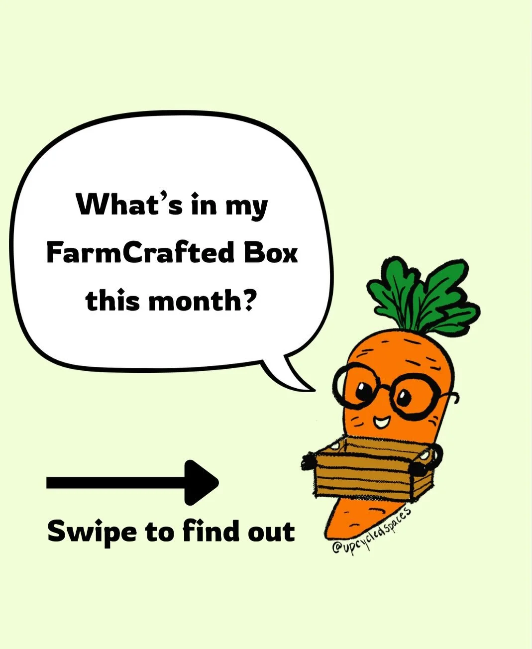 This month&rsquo;s Farm Crafted Box is a good one 🌱📦

Packed with 5 fresh veggie items, farm eggs, a loaf of sourdough, and veggie seedlings/starts to keep your garden growing.

Pickup days are here, come grab your box and enjoy all the local goodn