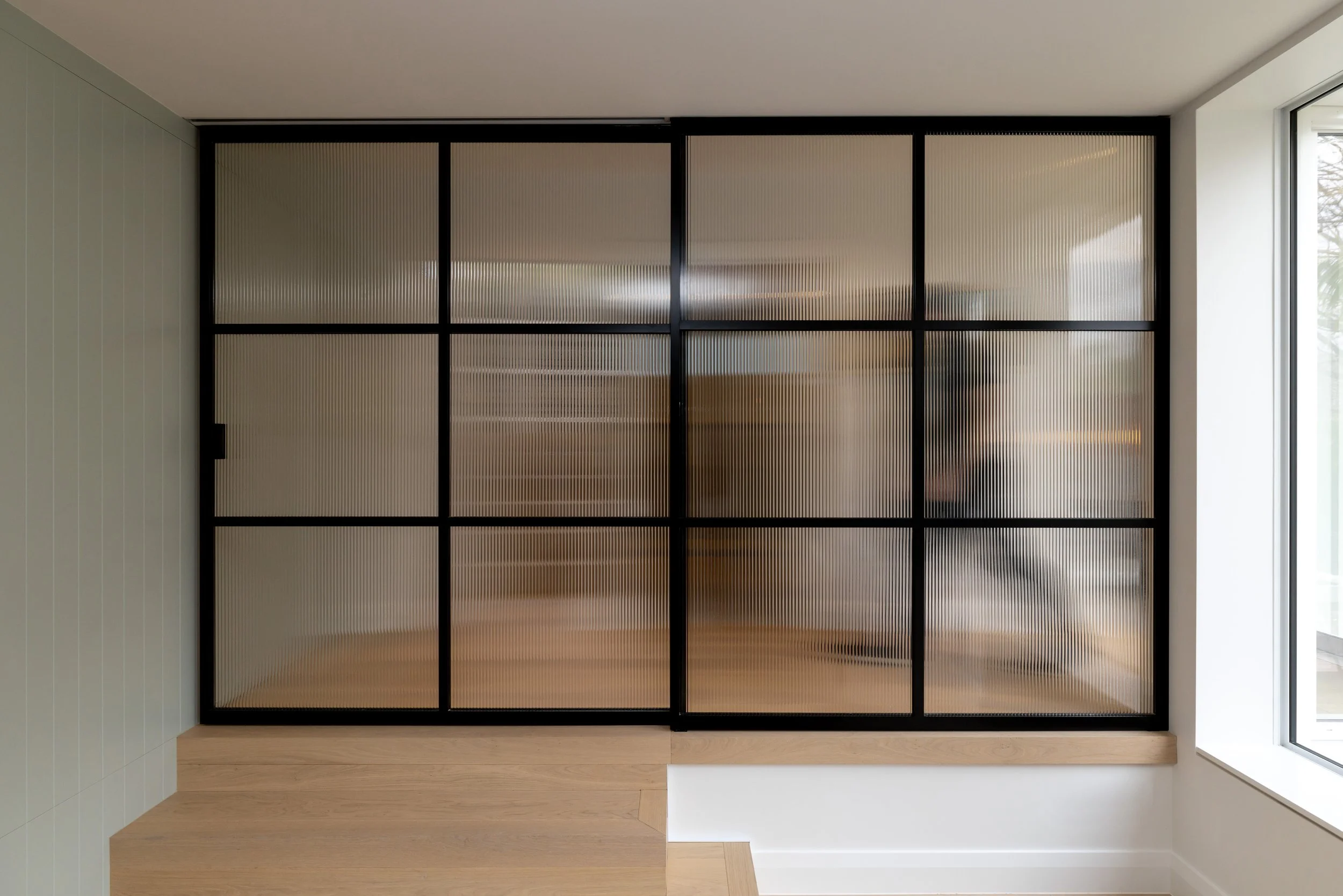 Crittall sliding door