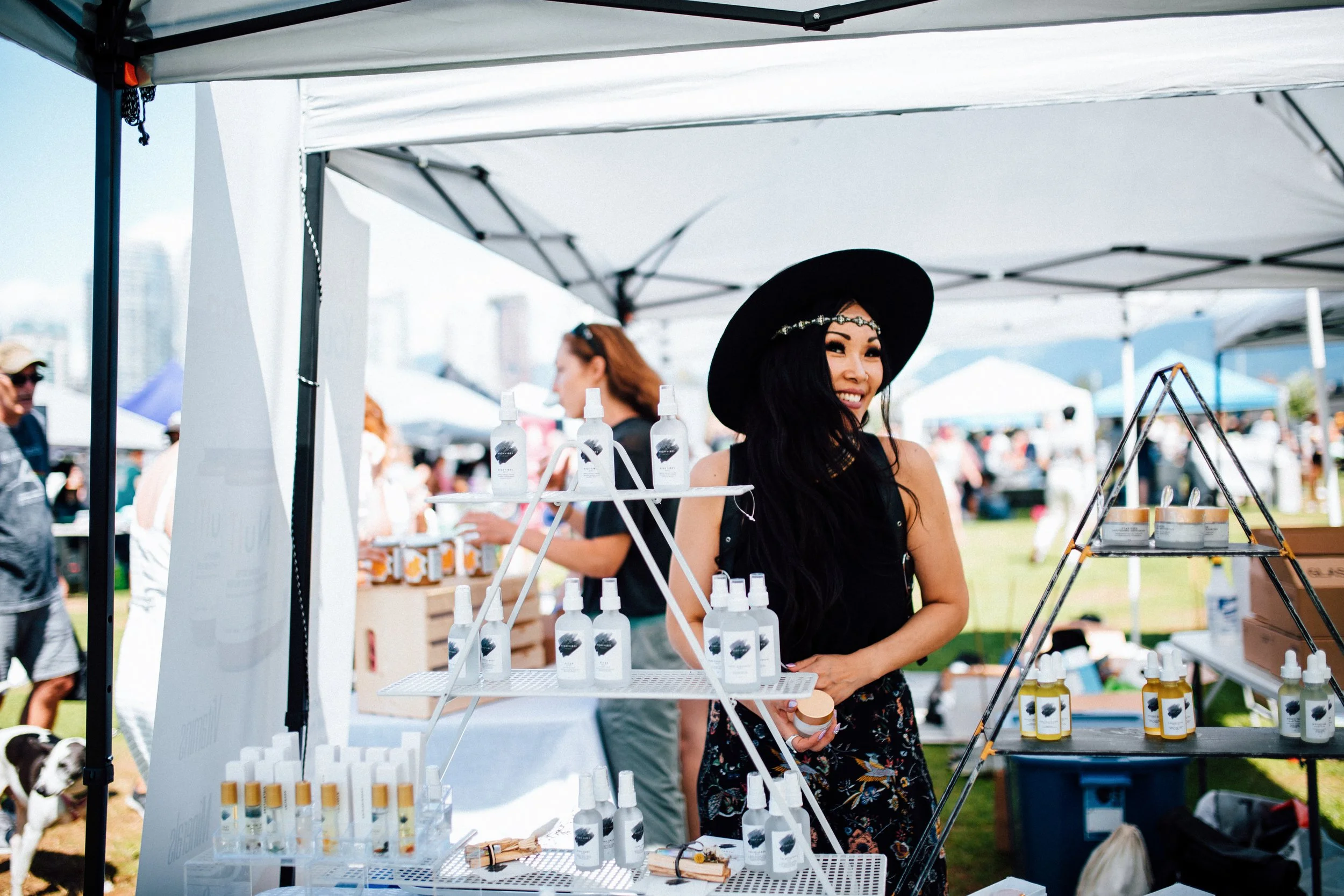 High Vibes Apothecary at Vancouver Vegan Festival. Photo by Tosha Lobsinger.