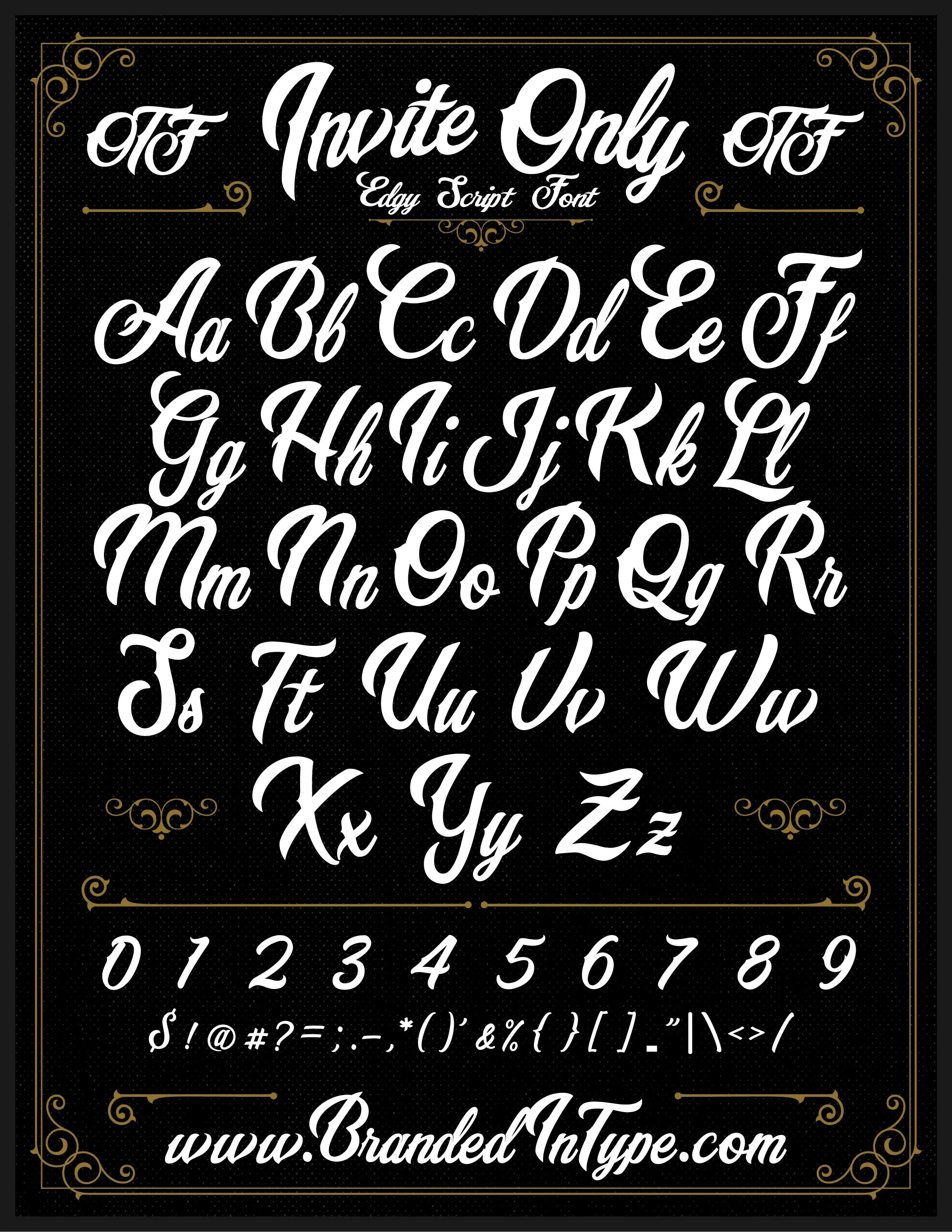 INVITE ONLY - FONT w/ EXTRAS