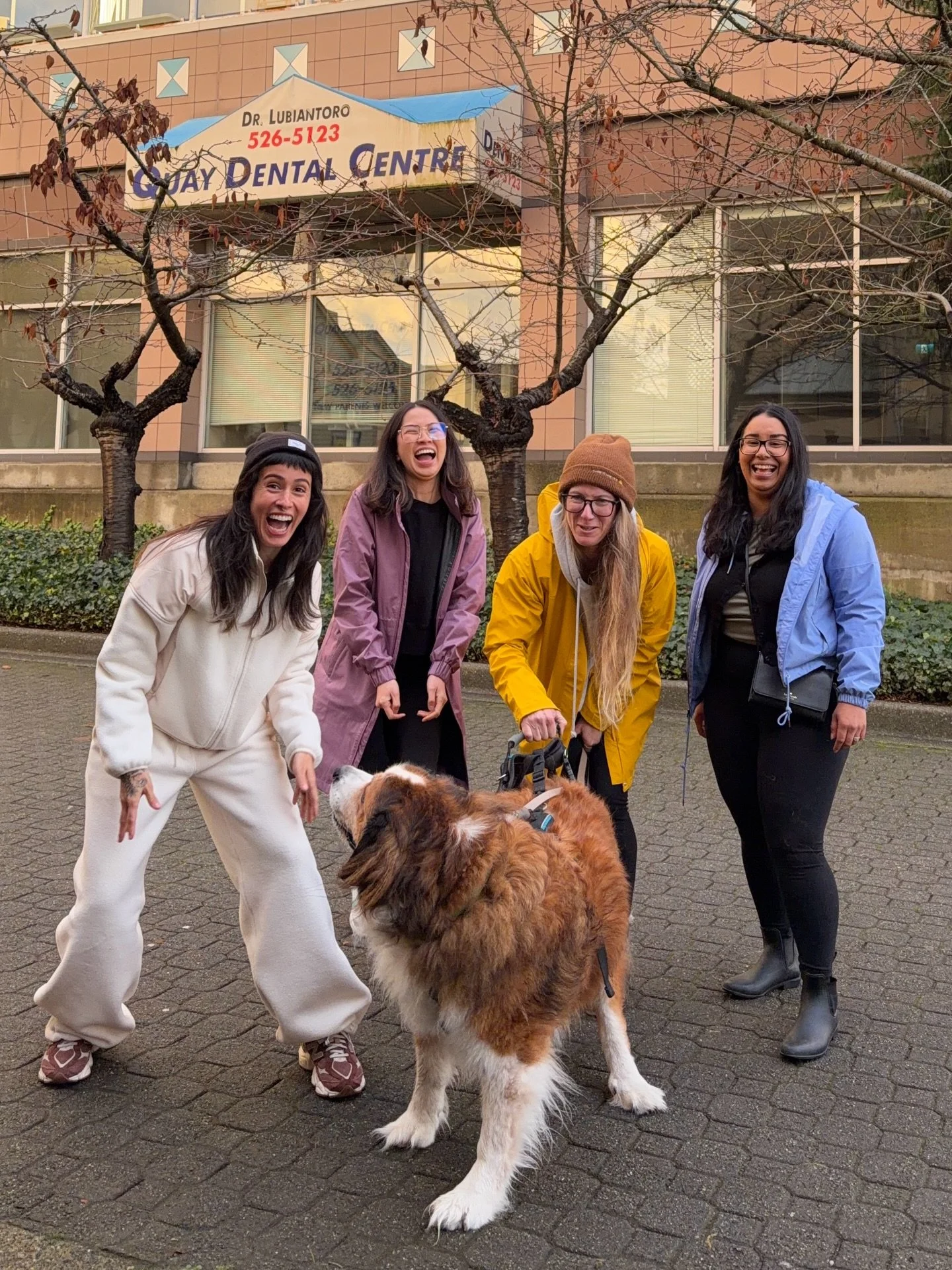 After months of failed attempts, today the planets finally aligned to let this 4 dog pros enjoy a nice lunch together (and a walk with Farley!!!!!) 

Thank you girlies for such a lovely Sunday 🫶 my heart really needed it!