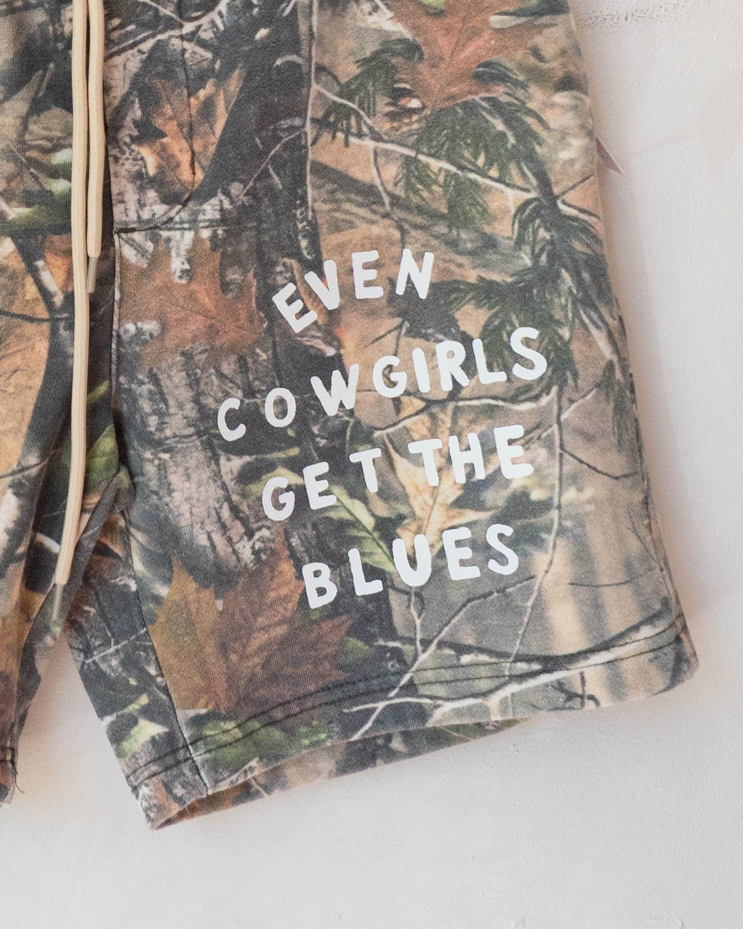 Even Cowgirls Get the Blues Camo Shorts